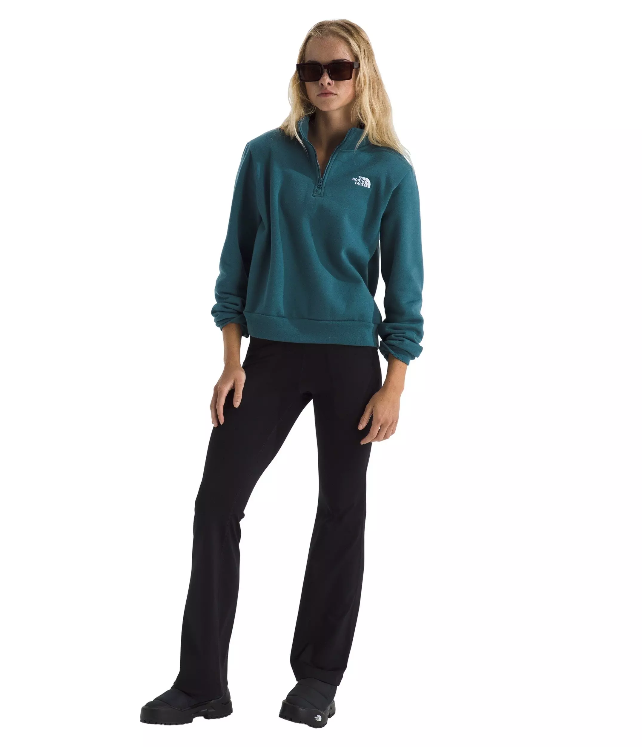 The North Face Women's Evolution EMB 1/4-Zip -COLOR - BLACK