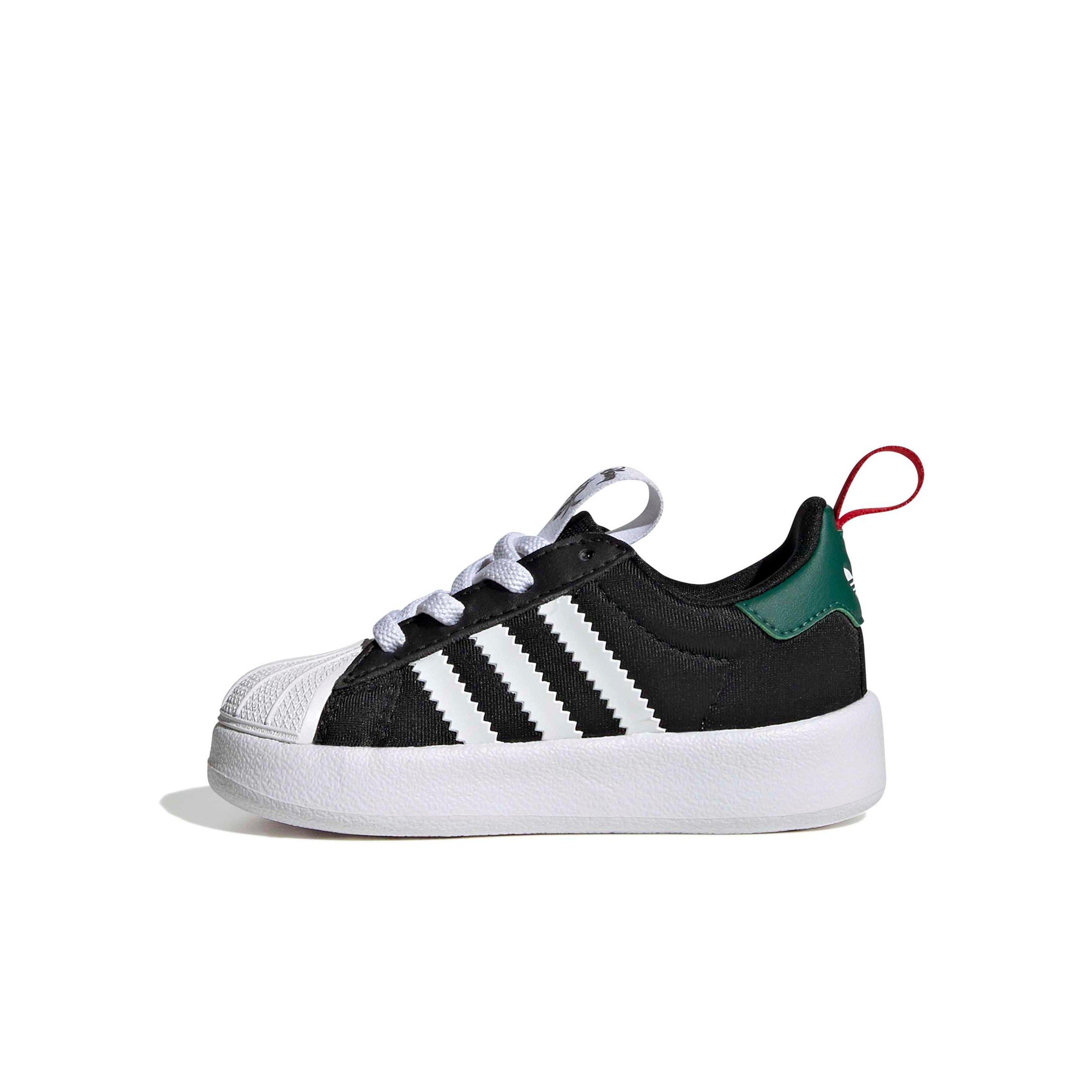 adidas Originals Disney Adifoam Superstar 360 "Black/Collegiate Green/Scarlet" Infant Boys' Shoe - BLACK/GREEN/SCARLET Thumbnail View 2