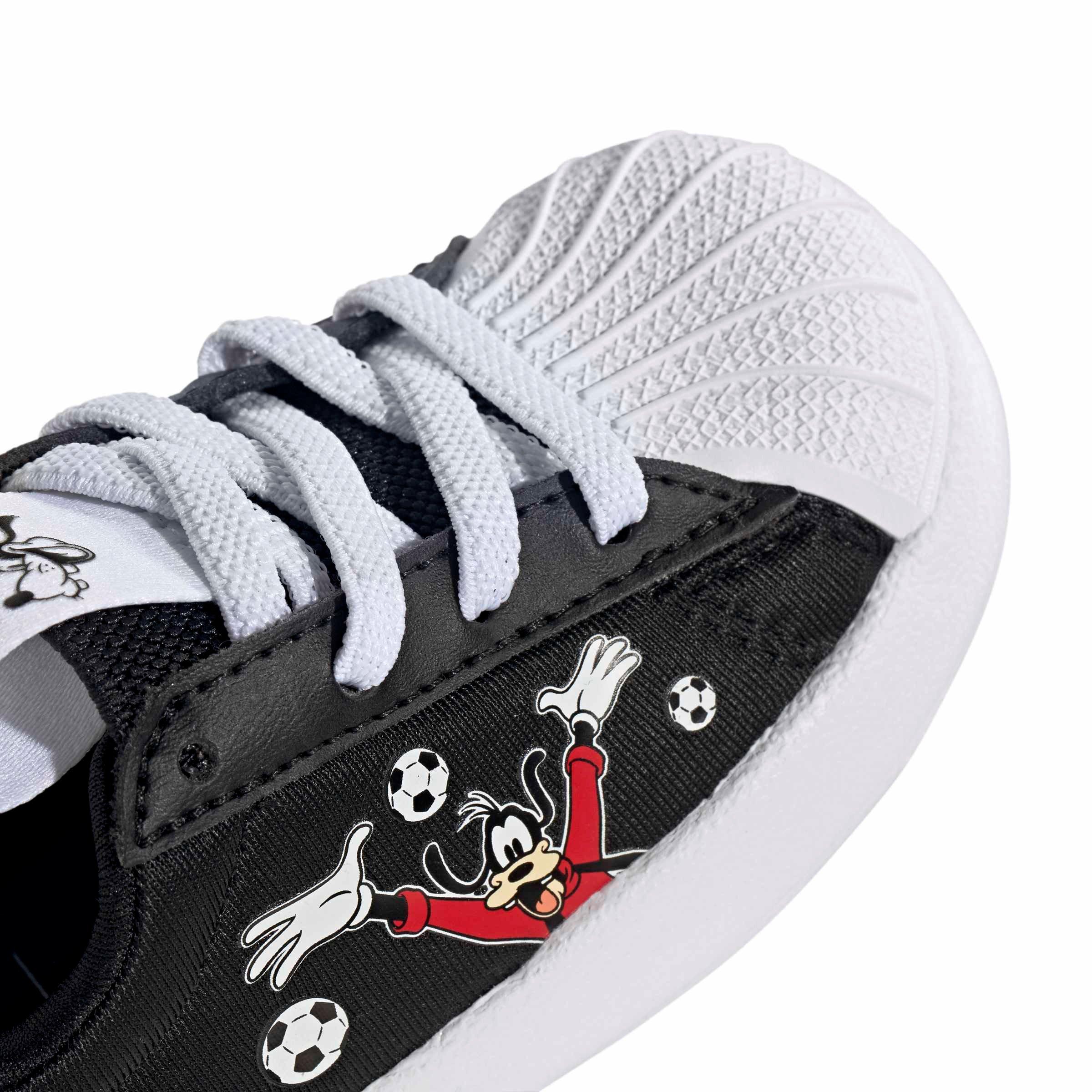 adidas Originals Disney Adifoam Superstar 360 "Black/Collegiate Green/Scarlet" Infant Boys' Shoe - BLACK/GREEN/SCARLET Thumbnail View 7