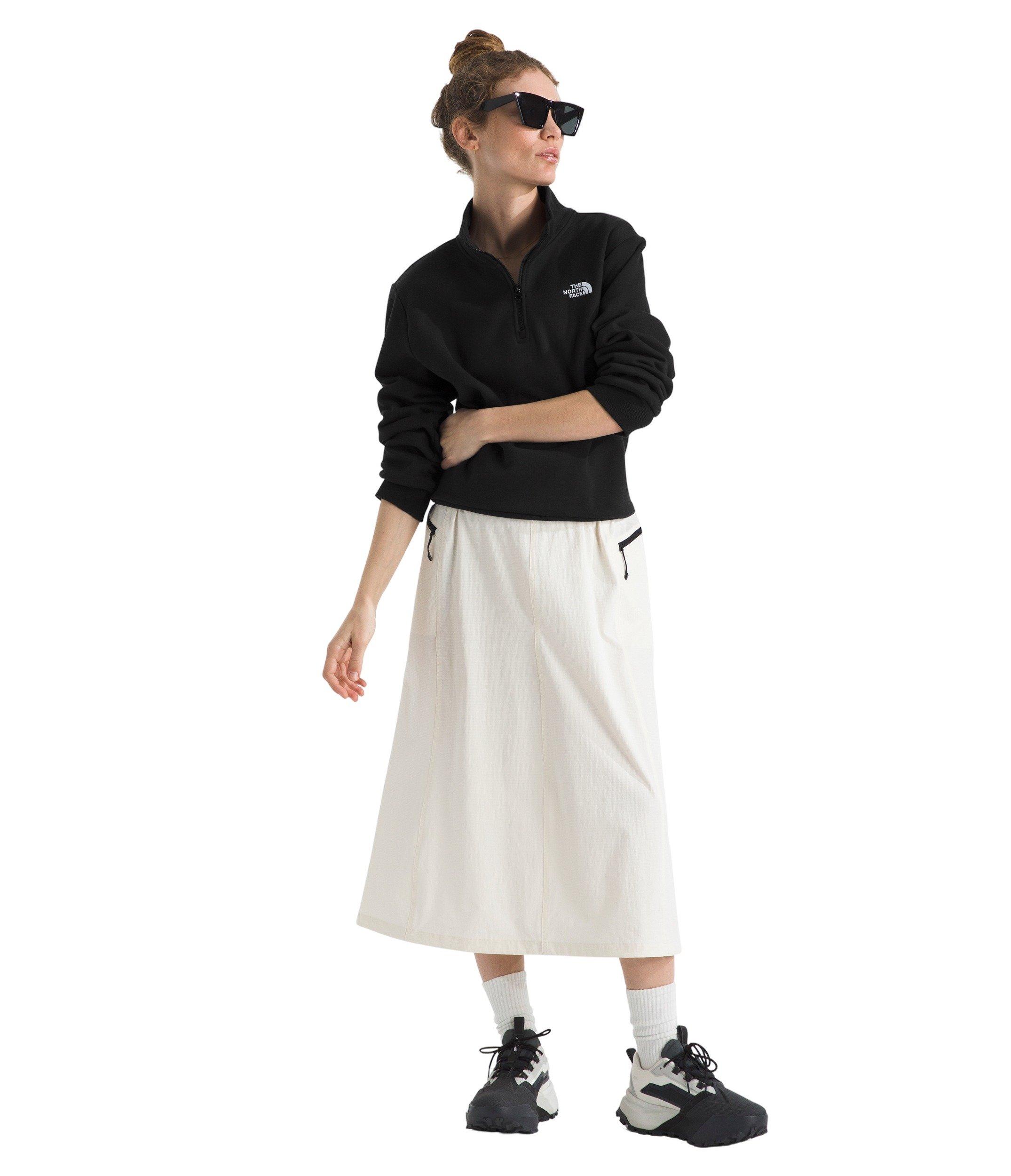 The North Face Women's Evolution EMB 1/4-Zip -Black - BLACK Thumbnail View 3