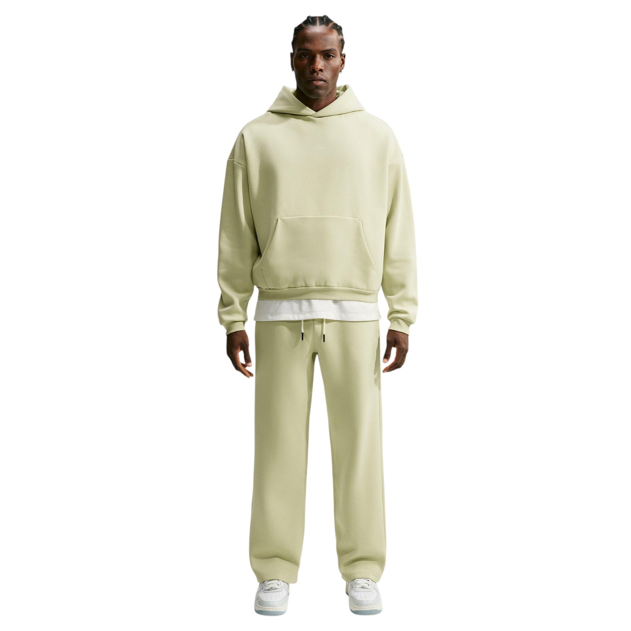 Nike Men's Standard Issue Therma-FIT Brushed Basketball Pullover Hoodie - Olive Green - OLIVE GREEN