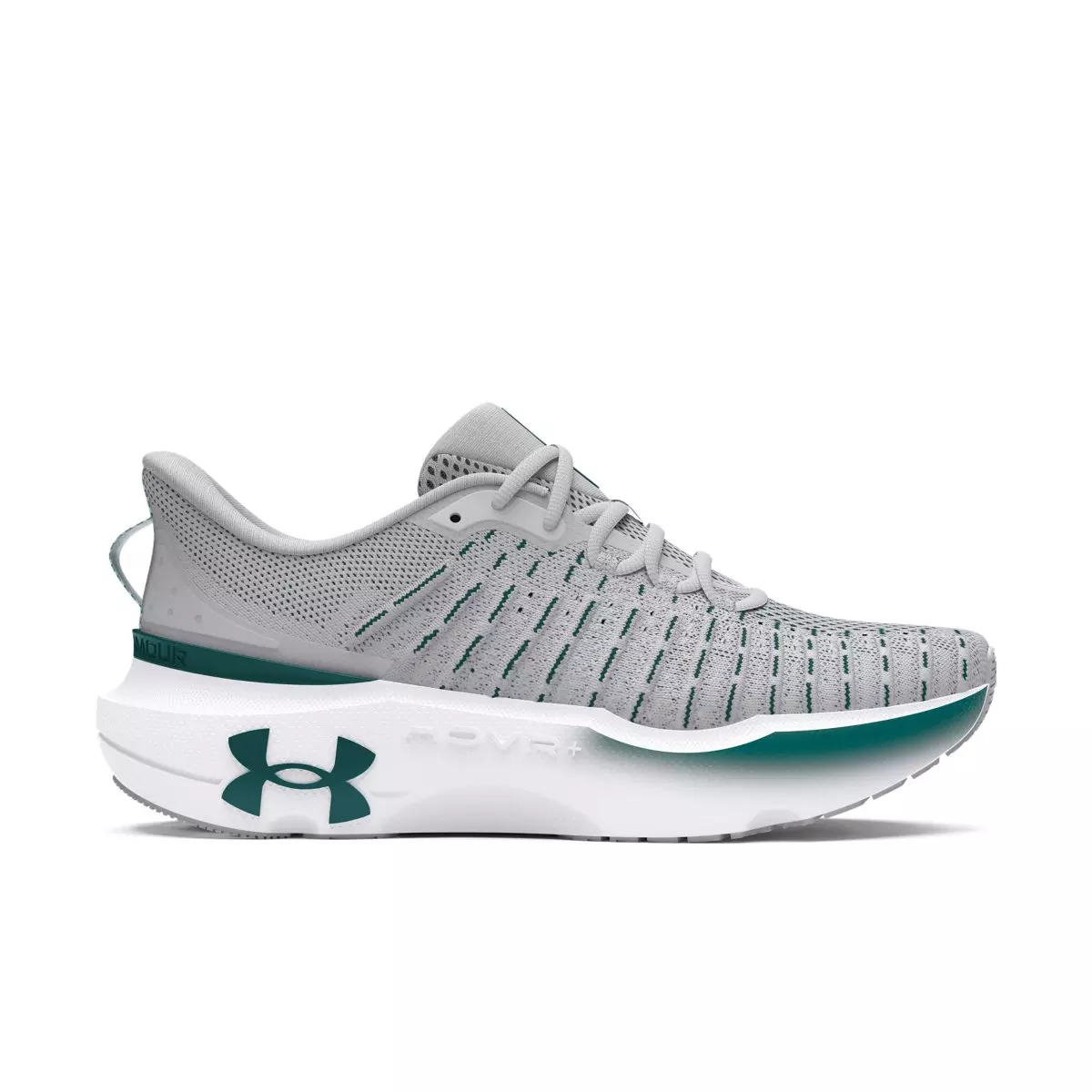 Under Armour Infinite Elite "Halo Grey/Halo Grey/Hydro Teal Men's Running Shoe - GREY/GREY/TEAL