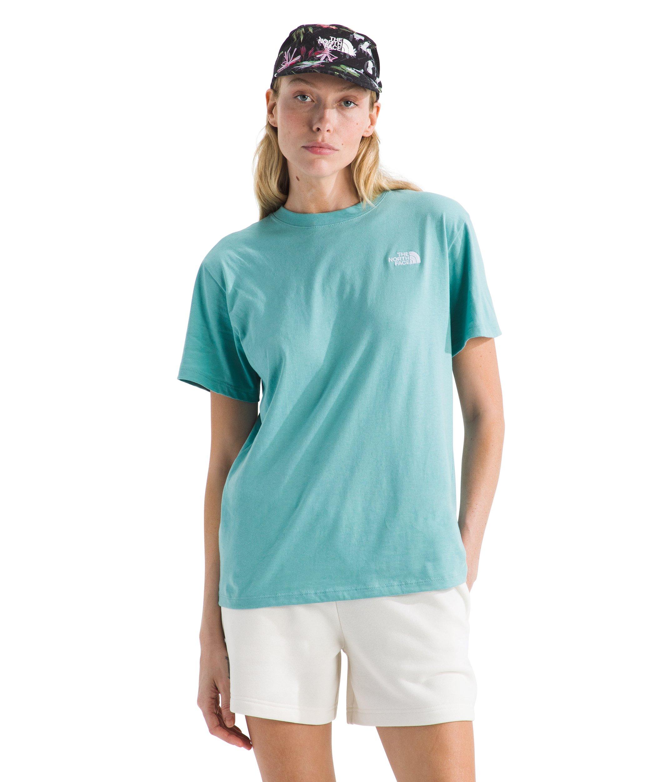 The North Face Women's Evolution Simple Dome Relaxed T-Shirt -Blue - BLUE Thumbnail View 1