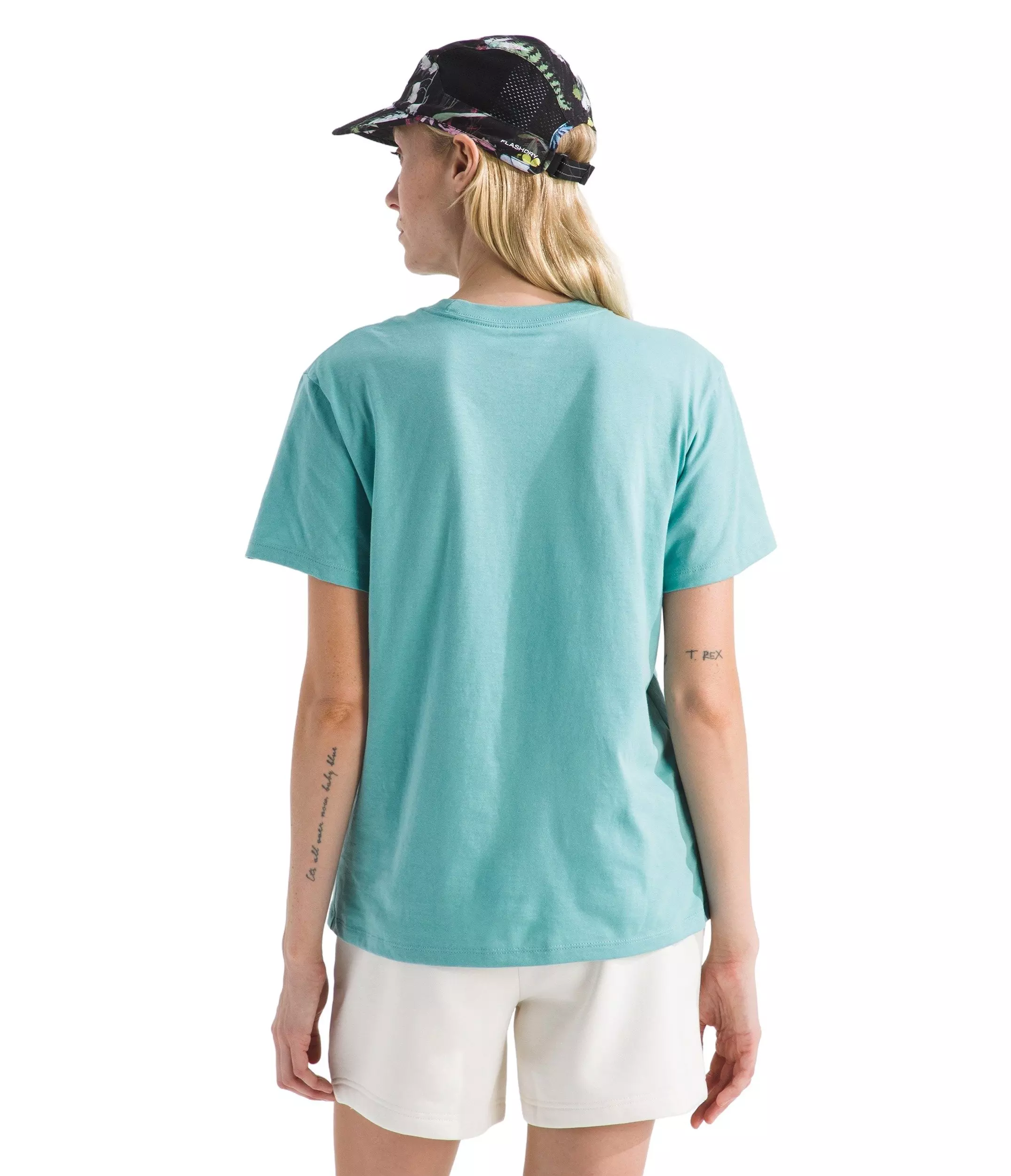 The North Face Women's Evolution Simple Dome Relaxed T-Shirt - Blue - BLUE