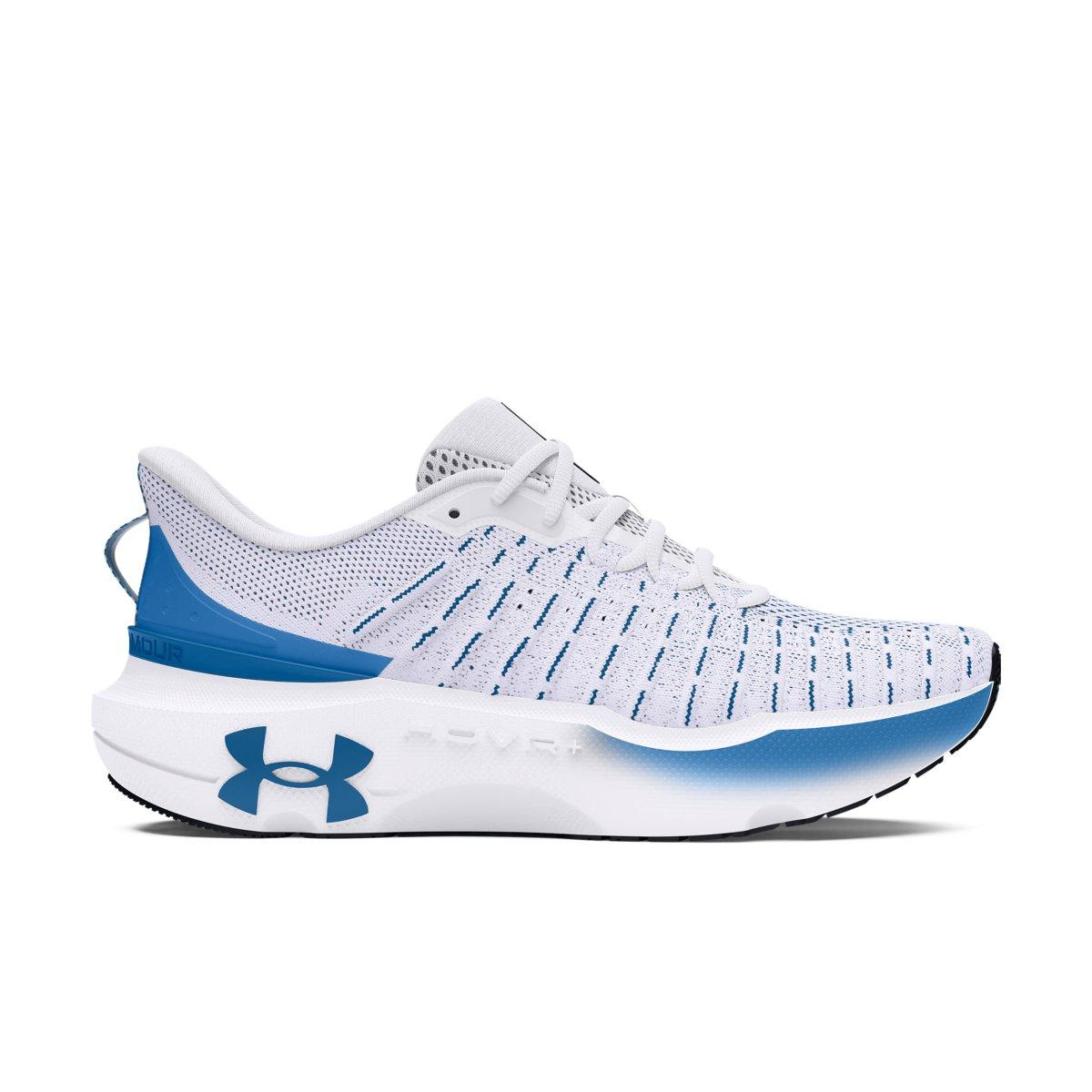 Under Armour Infinite Elite "White/Photon Blue" Men's Running Shoe - WHITE/BLUE Thumbnail View 1