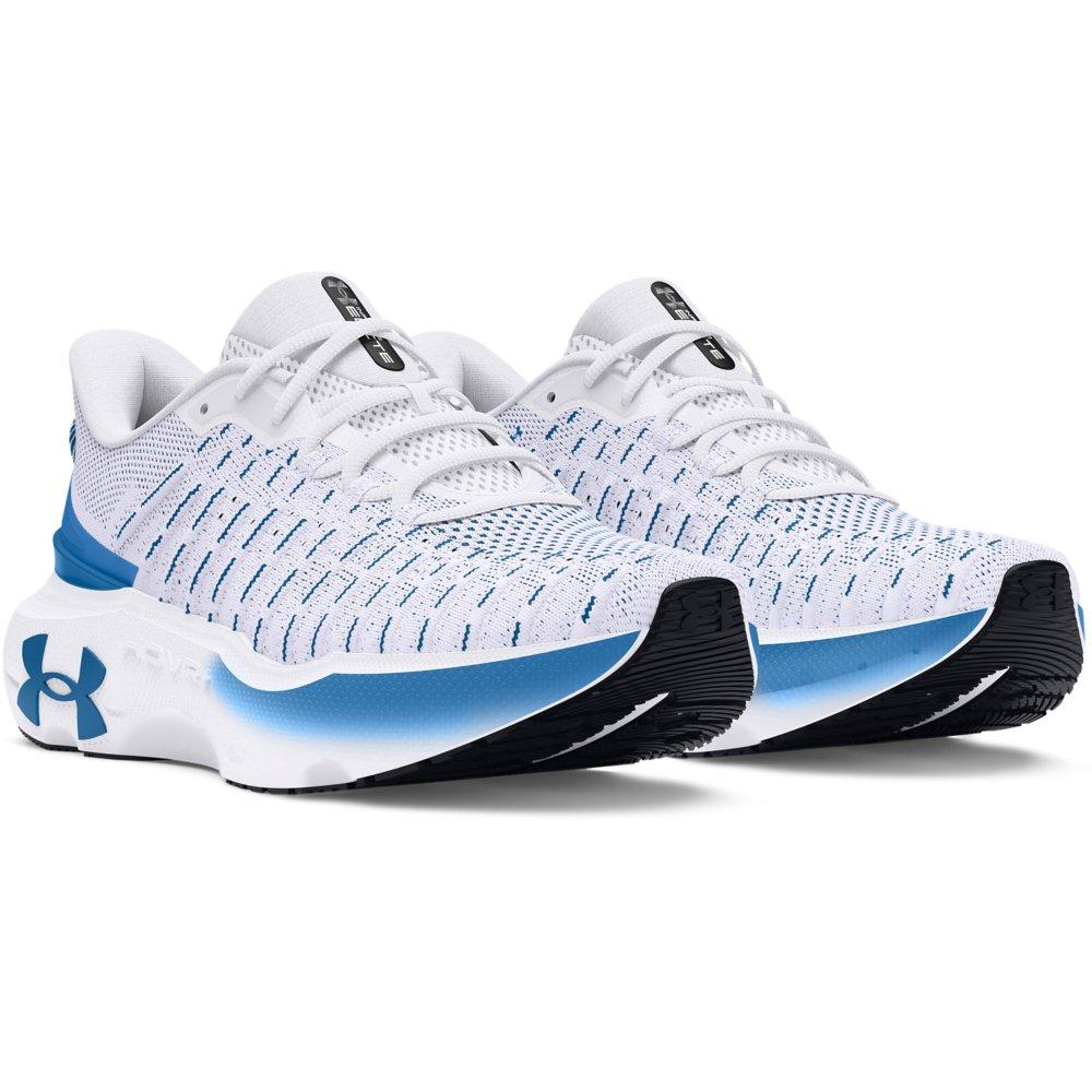 Under Armour Infinite Elite "White/Photon Blue" Men's Running Shoe - WHITE/BLUE Thumbnail View 3