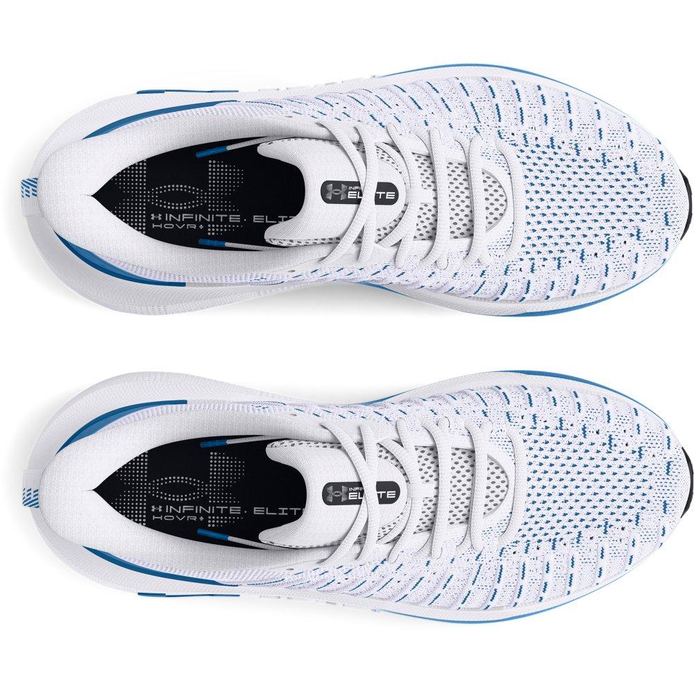 Under Armour Infinite Elite "White/Photon Blue" Men's Running Shoe - WHITE/BLUE Thumbnail View 4