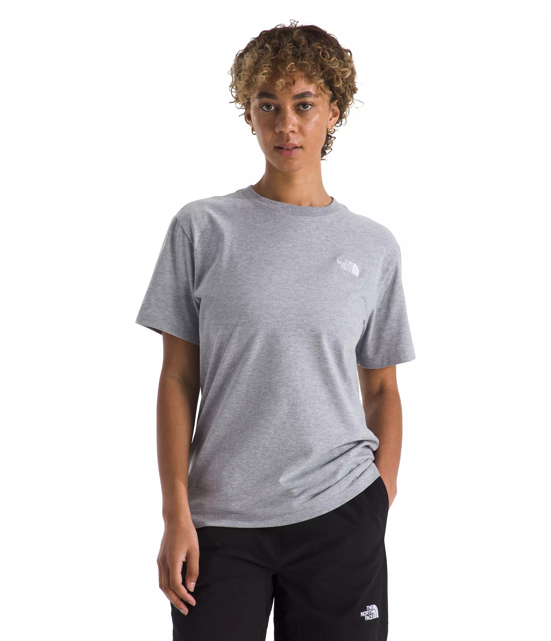 The North Face Women's Evolution Simple Dome Relaxed T-Shirt - Grey - GREY