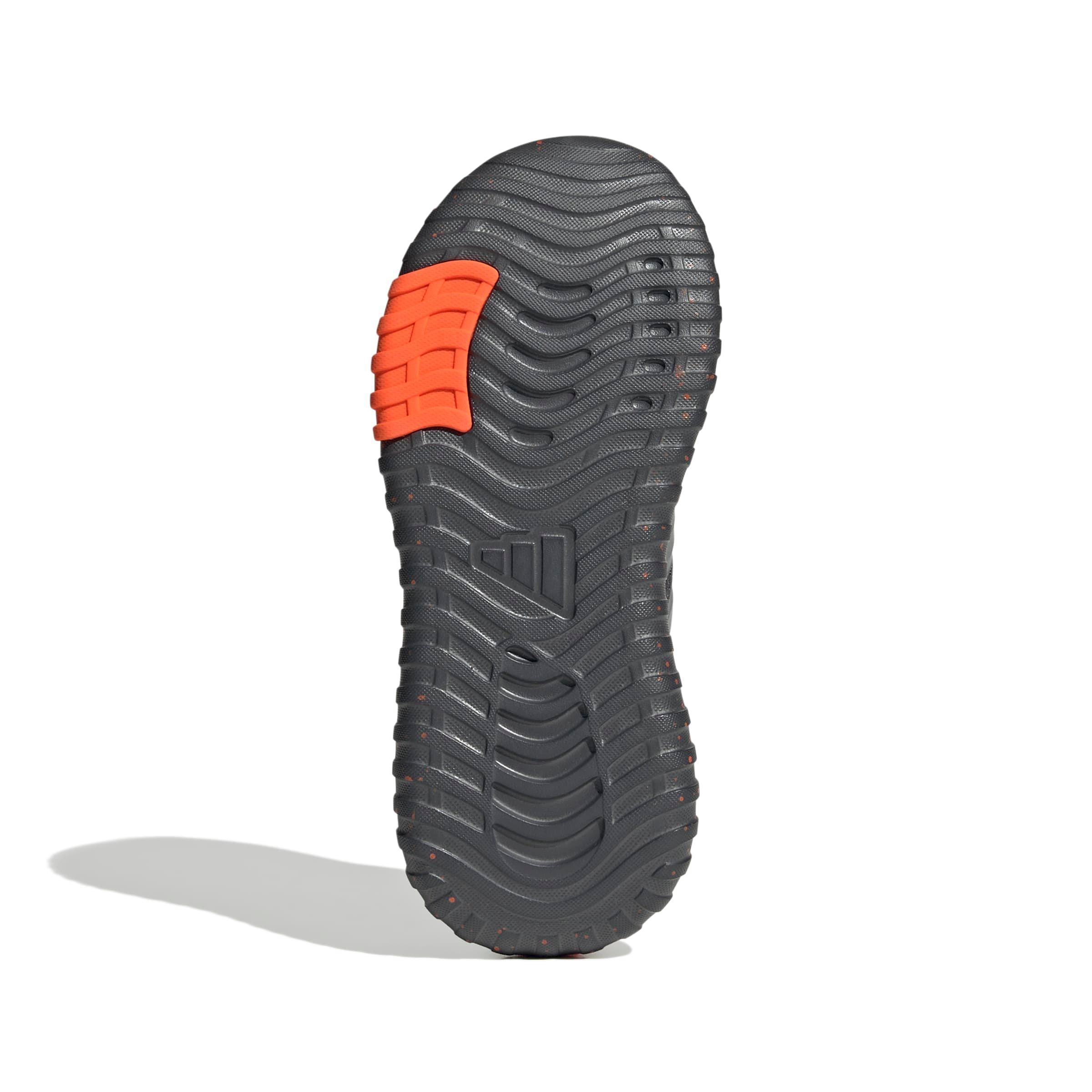 adidas Kaptir 4.0 "Grey Five/Matte Silver/Impact Orange" Preschool Boys' Shoe - GREY/SILVER/ORANGE Thumbnail View 6