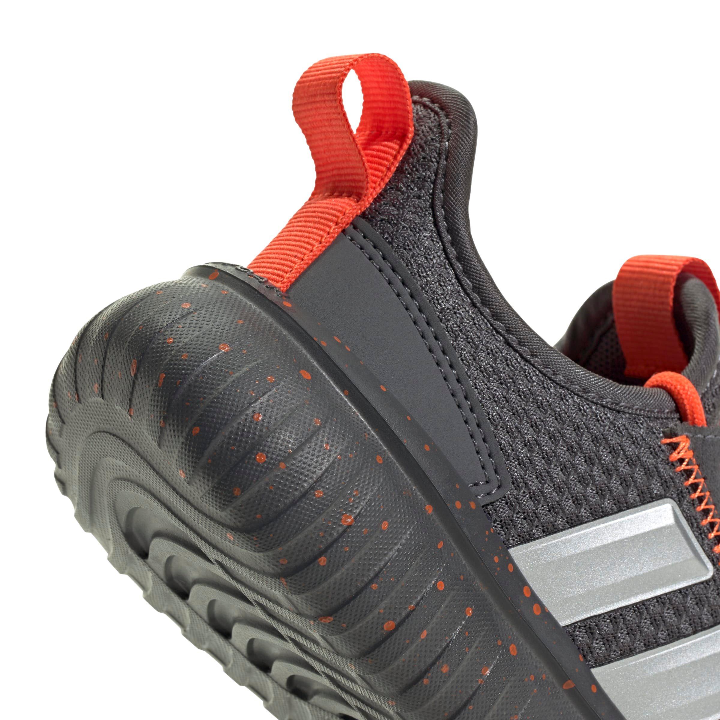 adidas Kaptir 4.0 "Grey Five/Matte Silver/Impact Orange" Preschool Boys' Shoe - GREY/SILVER/ORANGE Thumbnail View 8