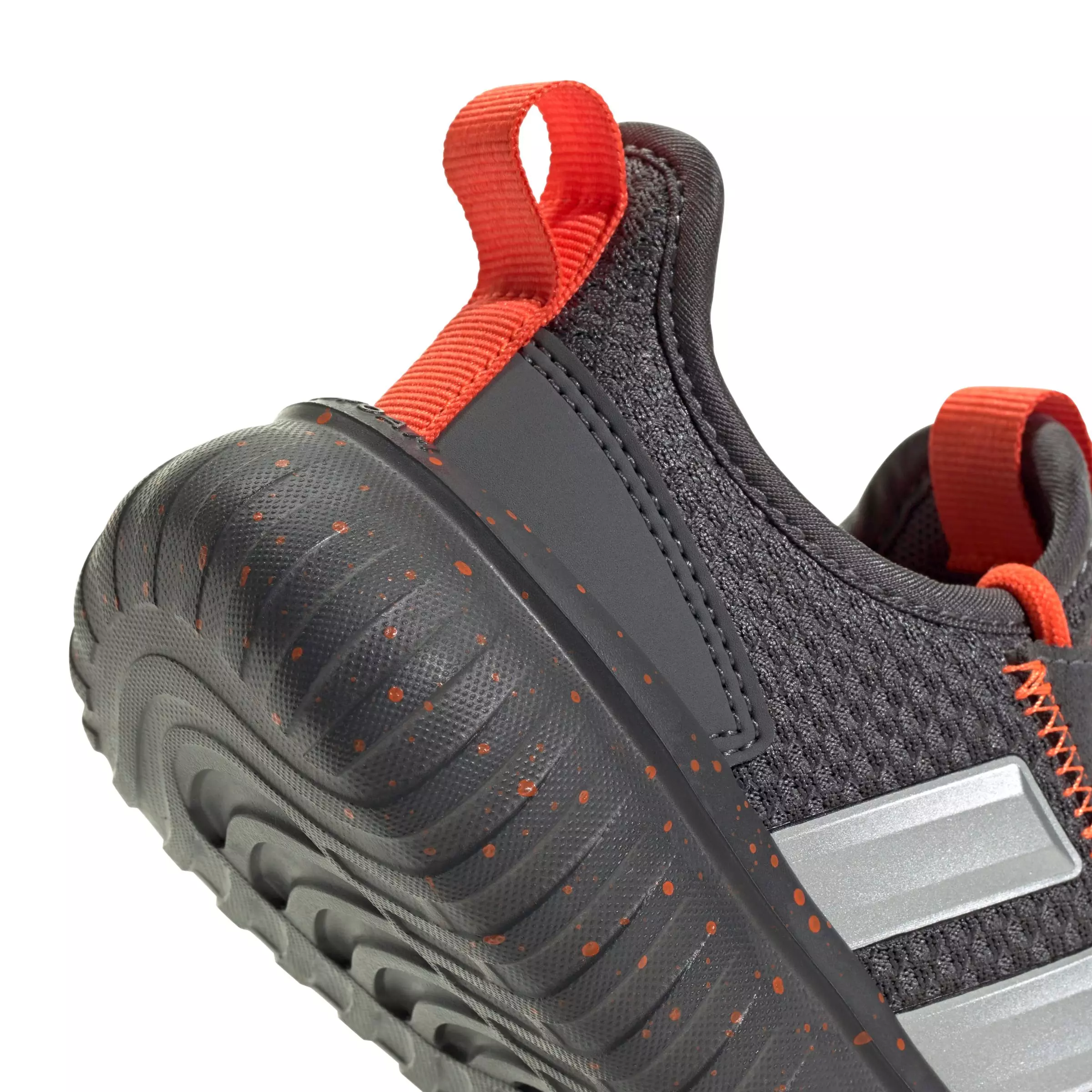 adidas Kaptir 4.0 "Grey Five/Matte Silver/Impact Orange" Preschool Boys' Shoe - GREY/SILVER/ORANGE