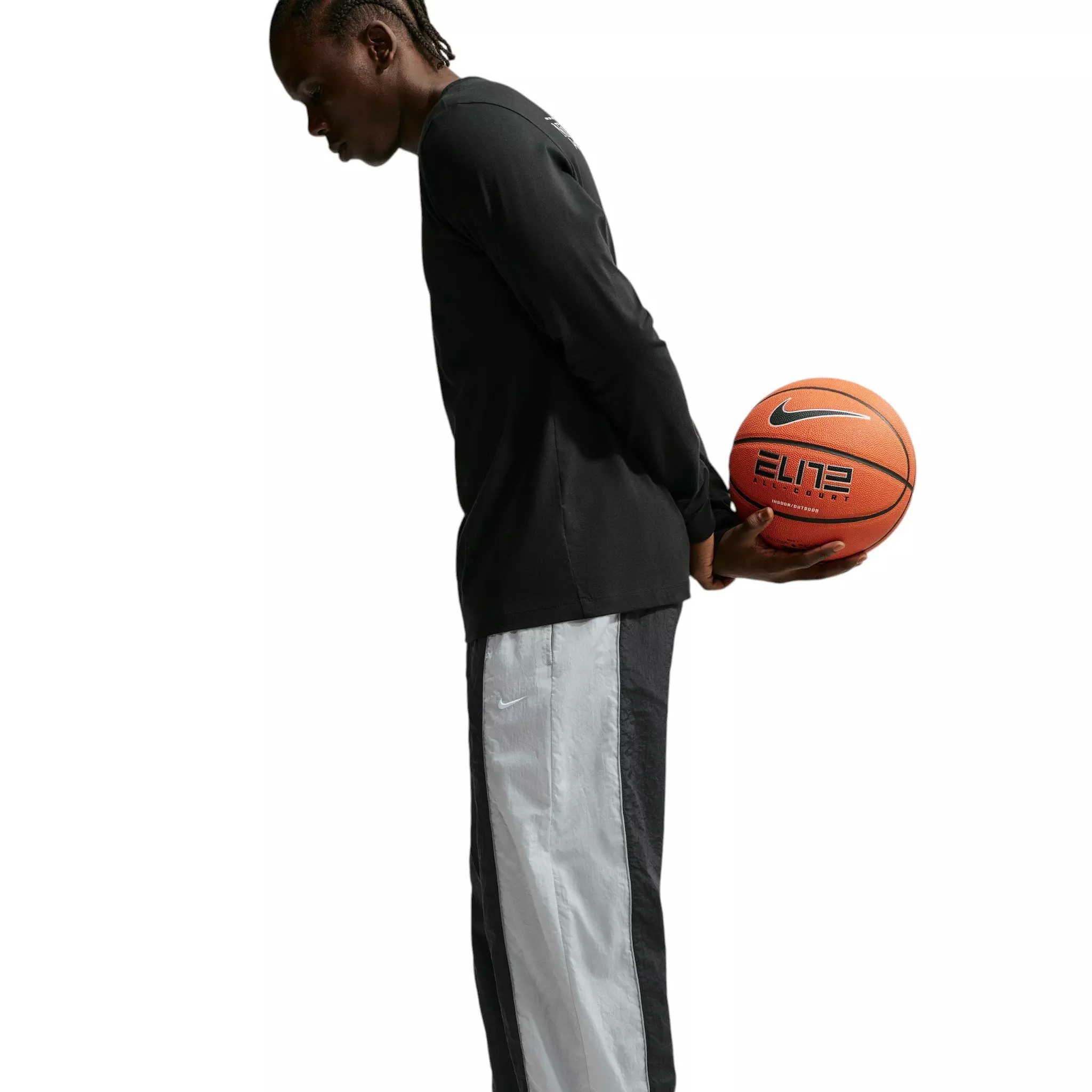 Nike Men's VR Basketball Pants - Black/Grey - BLACK/GREY