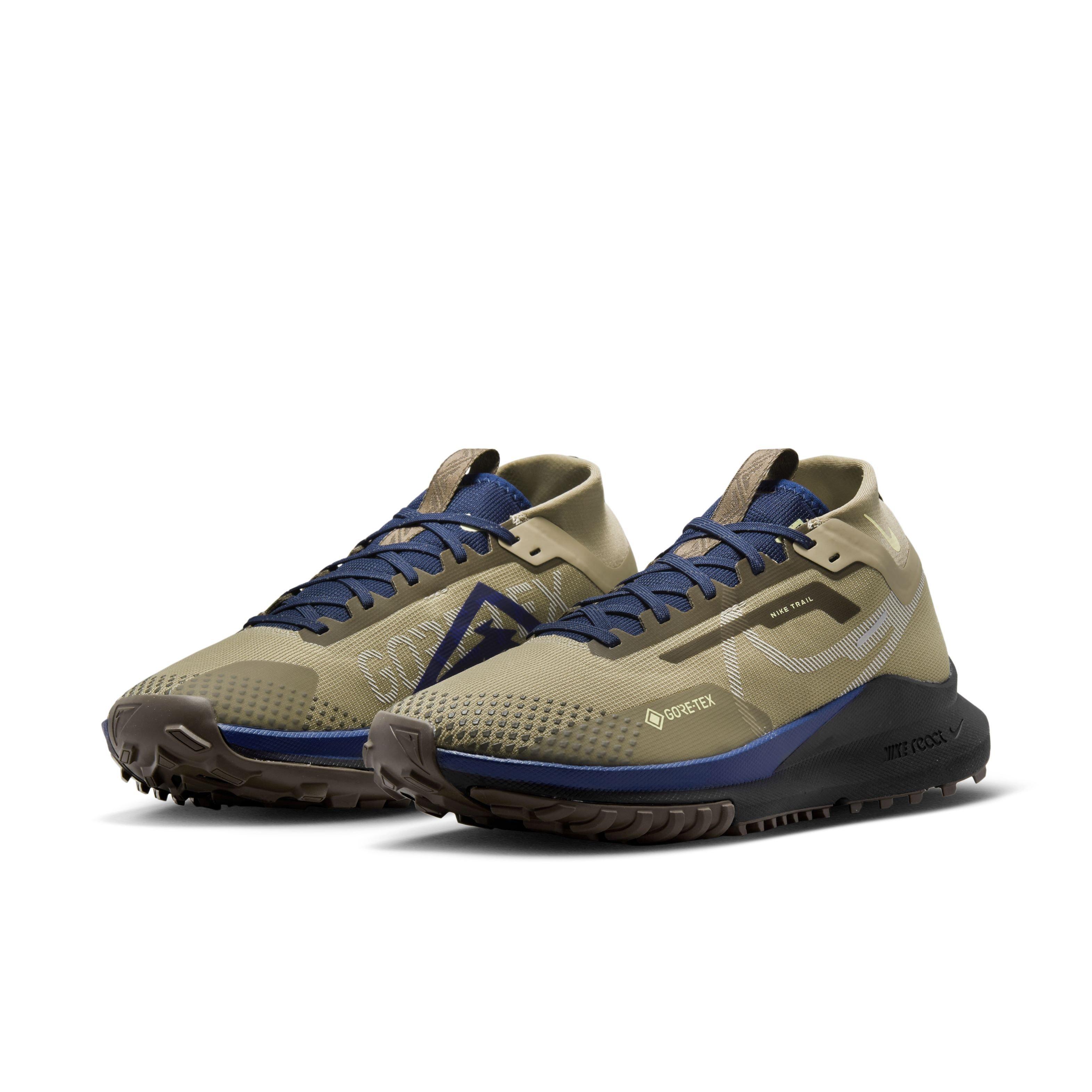 Nike Pegasus Trail 4 GORE-TEX "Khaki/Citron Tint/Light Bone/Ironstone" Men's Trail Running Shoe - KHAKI/CITRON/LT BONE/IRONSTONE Thumbnail View 3