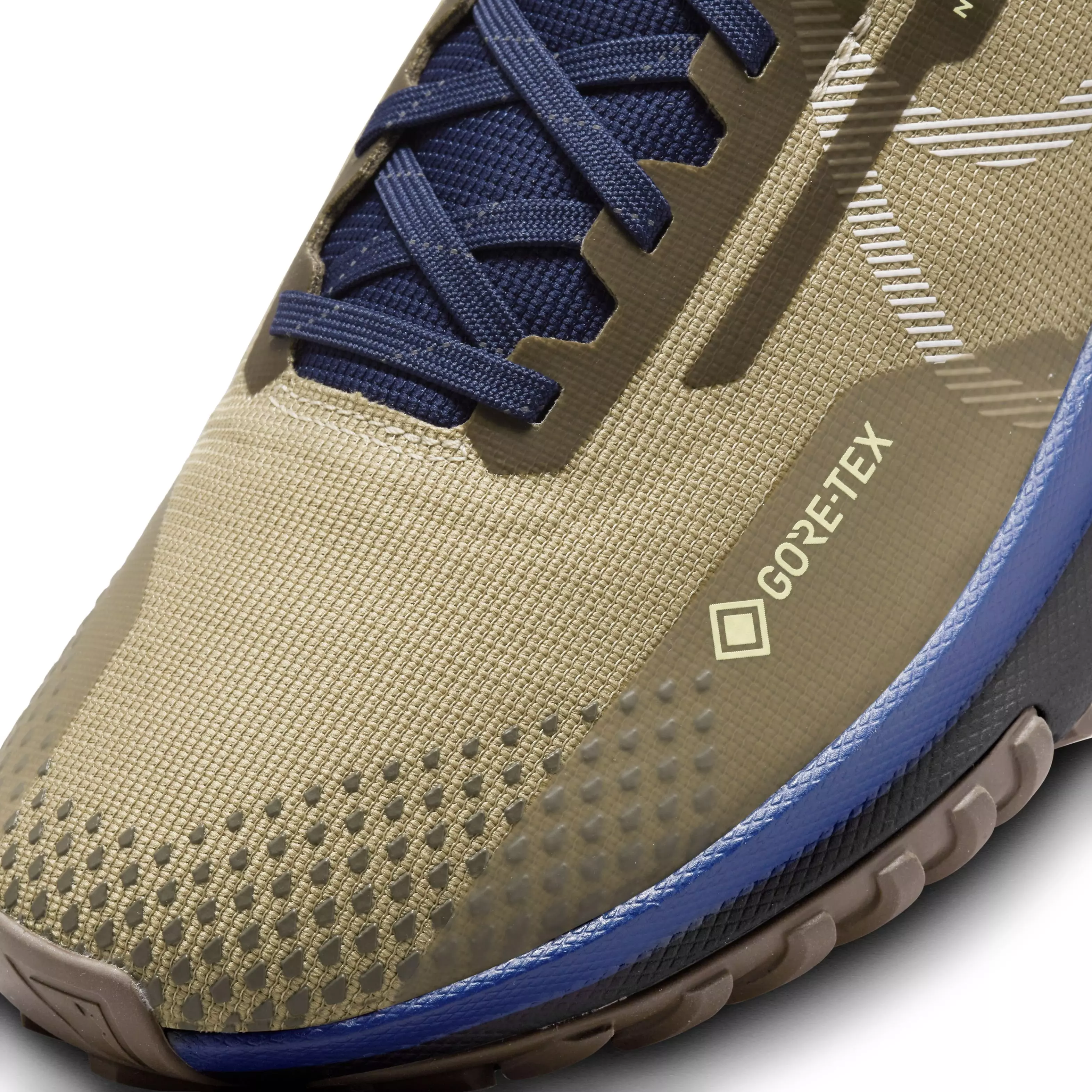 Nike Pegasus Trail 4 GORE-TEX "Khaki/Citron Tint/Light Bone/Ironstone" Men's Trail Running Shoe - KHAKI/CITRON/LT BONE/IRONSTONE