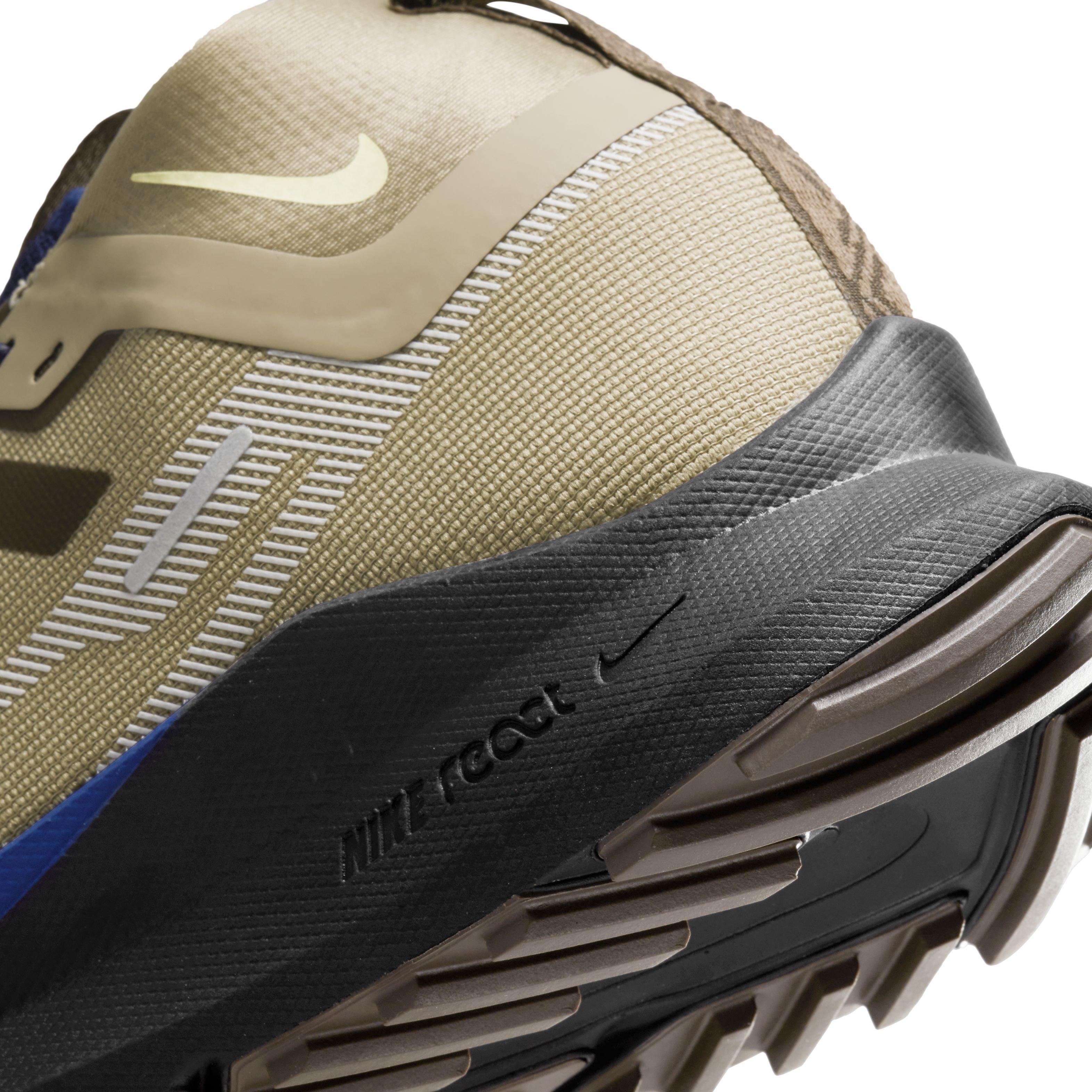 Nike Pegasus Trail 4 GORE-TEX "Khaki/Citron Tint/Light Bone/Ironstone" Men's Trail Running Shoe - KHAKI/CITRON/LT BONE/IRONSTONE Thumbnail View 8