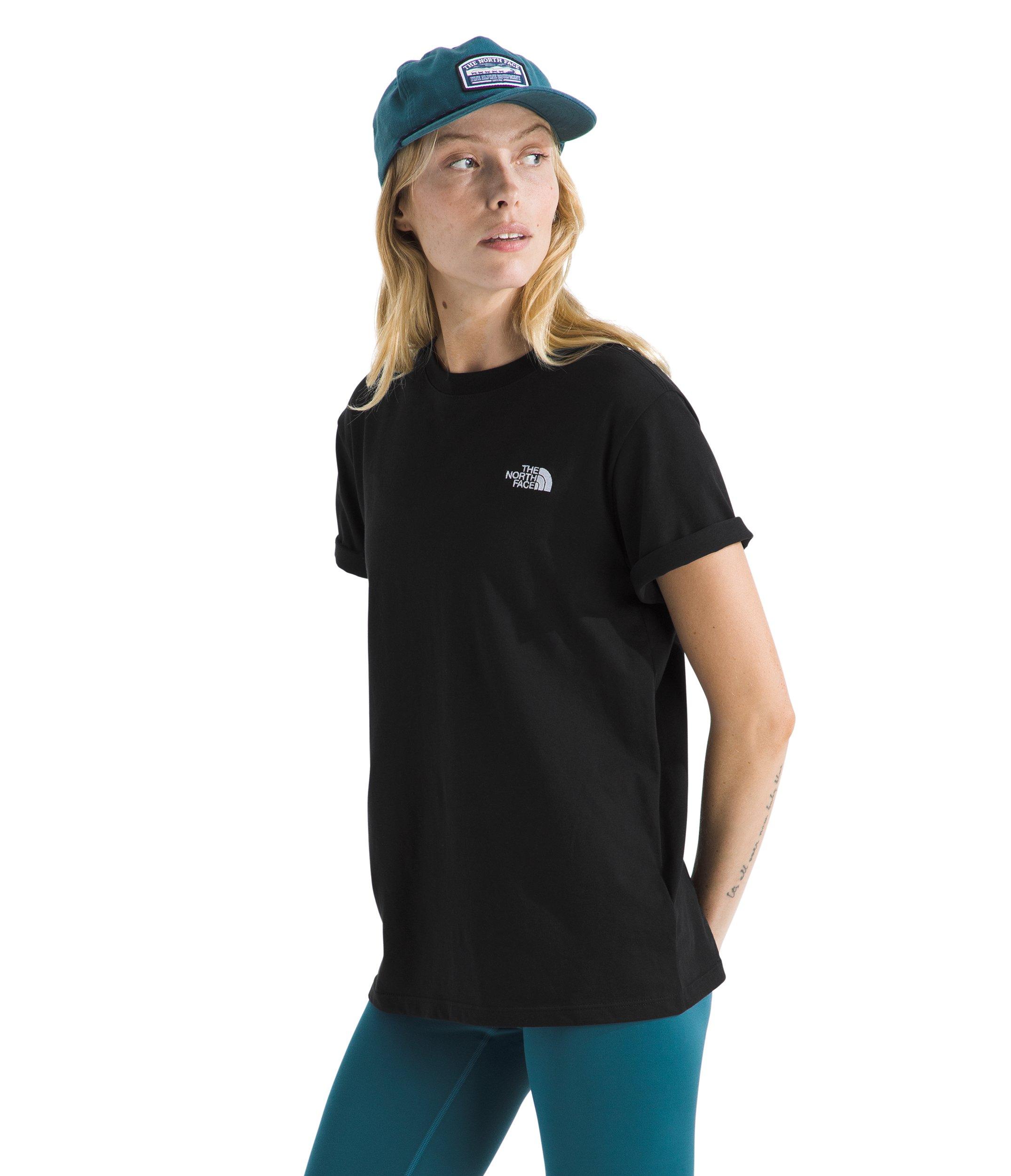 The North Face Women's Evolution Simple Dome Relaxed T-Shirt -Black - BLACK Thumbnail View 1