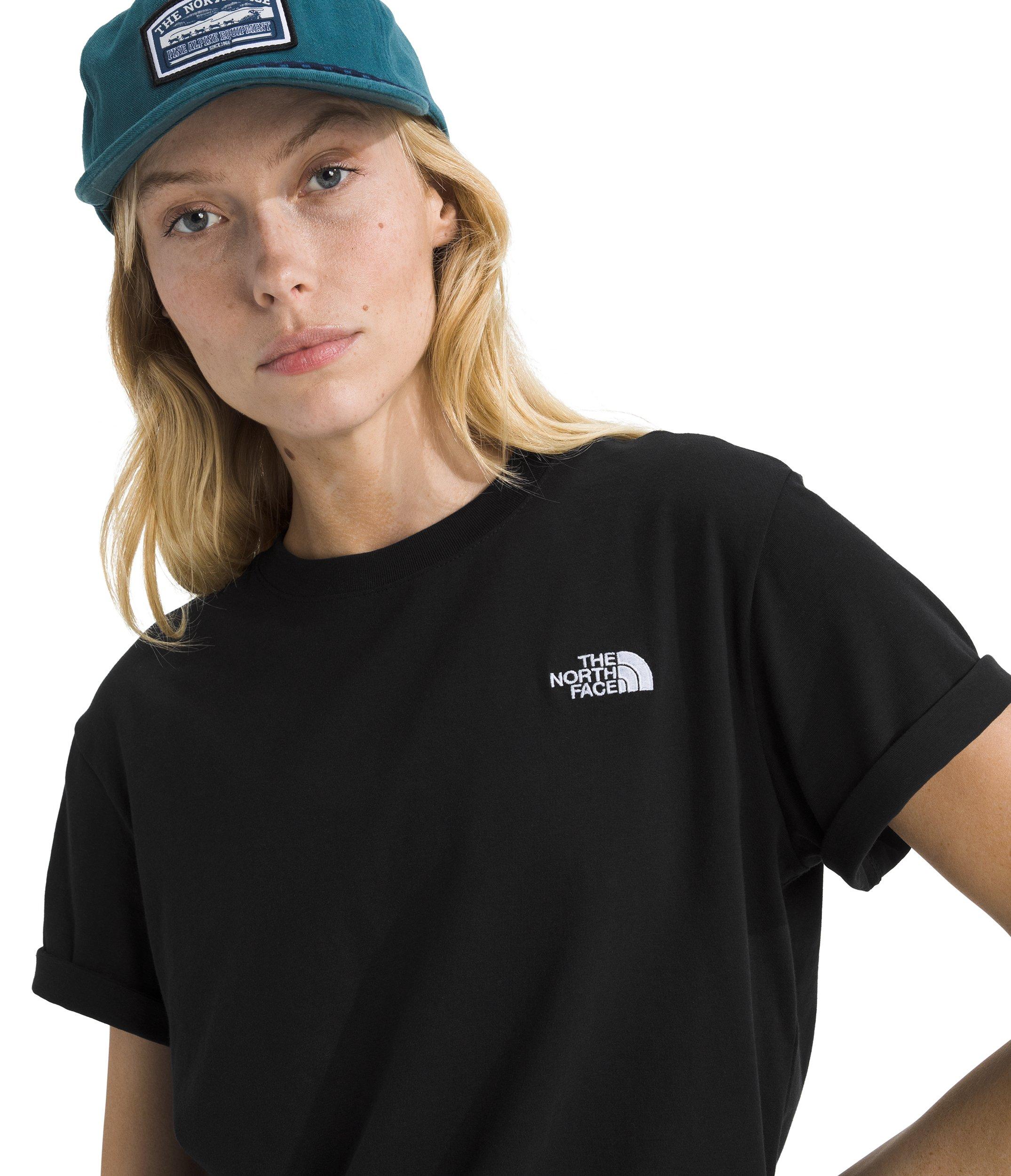 The North Face Women's Evolution Simple Dome Relaxed T-Shirt -Black - BLACK Thumbnail View 3
