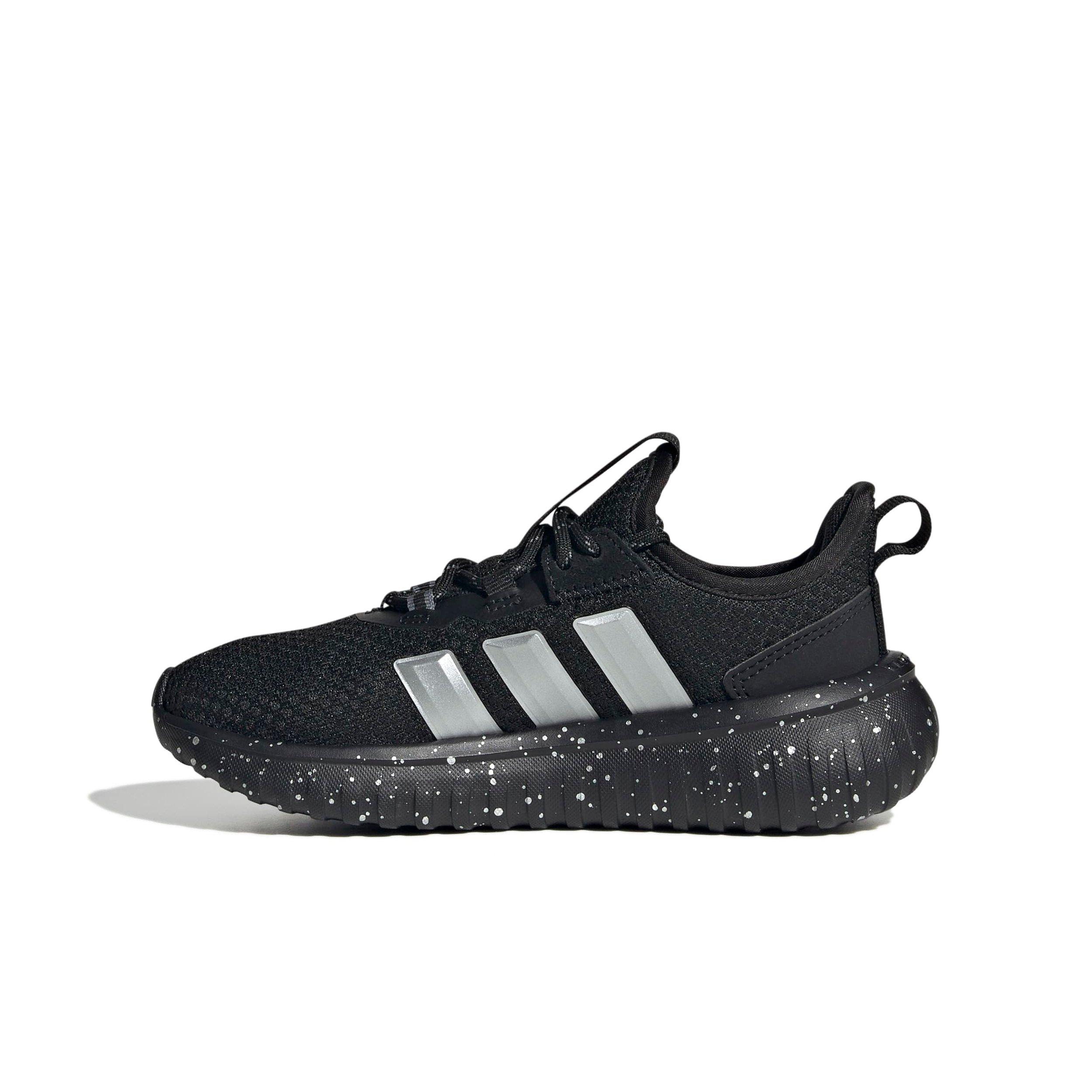 adidas Kaptir 4.0 "Core Black/Silver Metallic/Core Black" Preschool Boys' Shoe - BLACK/SILVER/BLACK Thumbnail View 2