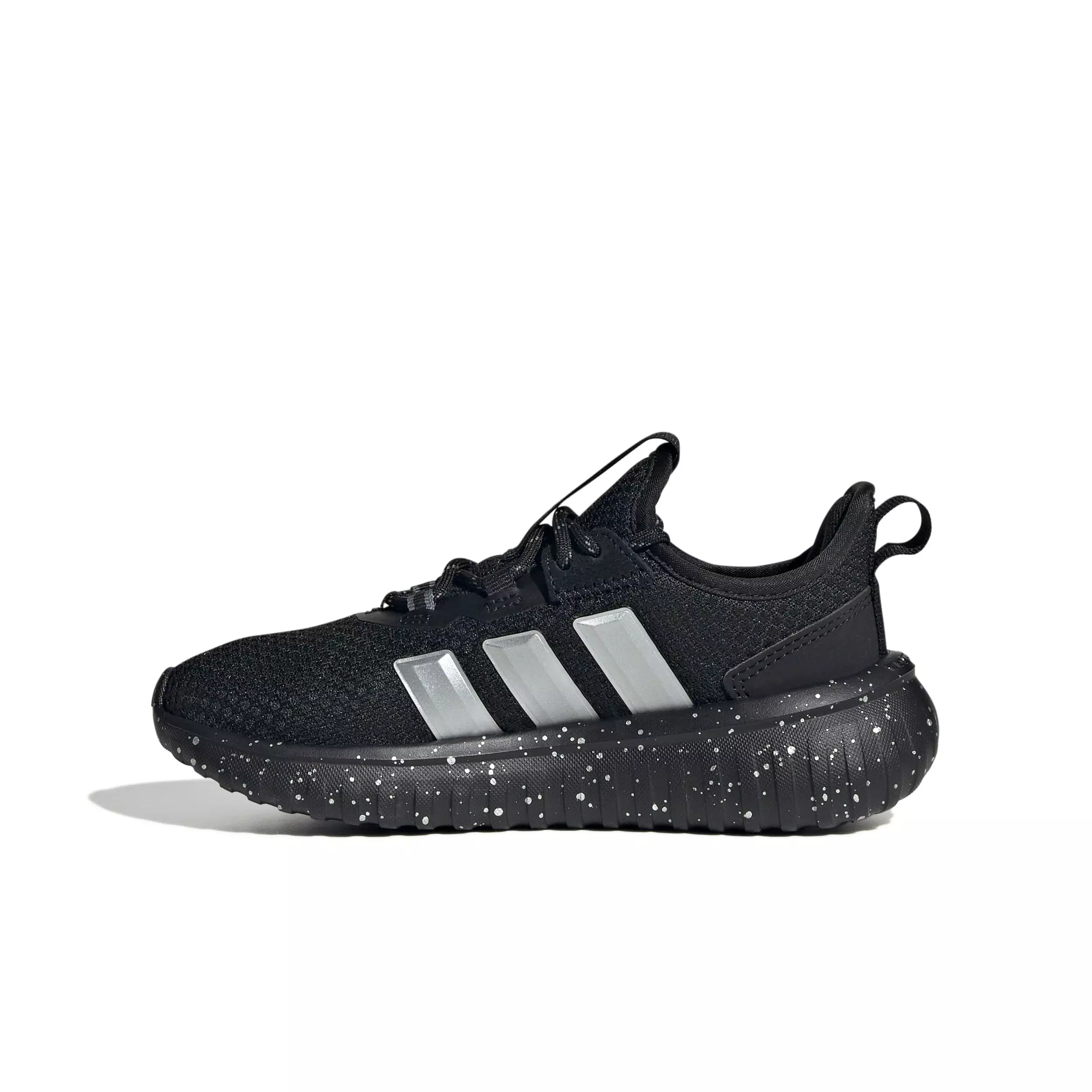adidas Kaptir 4.0 "Core Black/Silver Metallic/Core Black" Preschool Boys' Shoe - BLACK/SILVER/BLACK