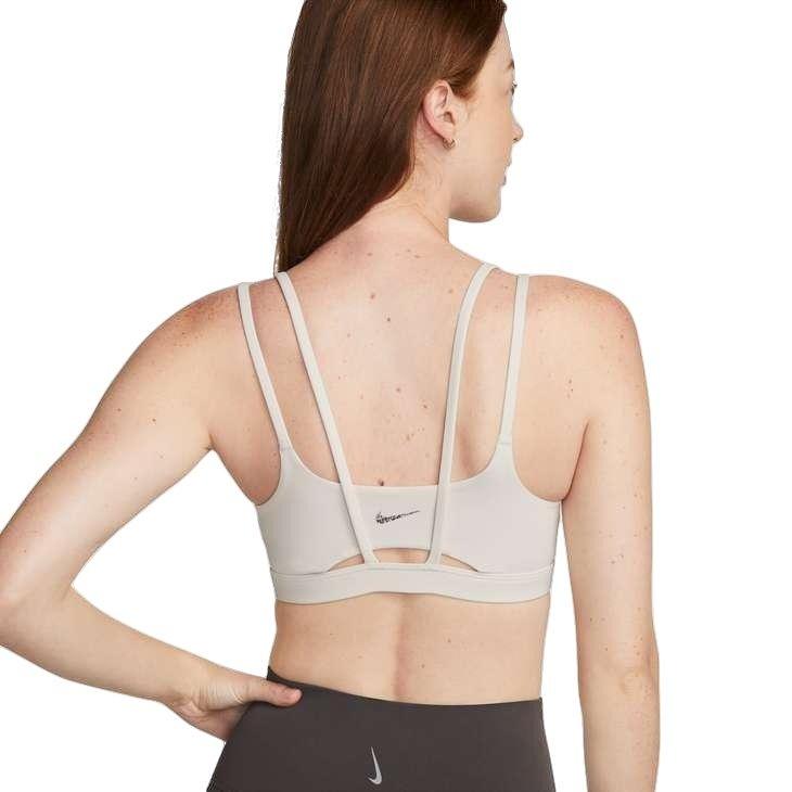 Nike Women's Dri-FIT Alate Trace Padded Strappy Sports Bra - CREAM Thumbnail View 2