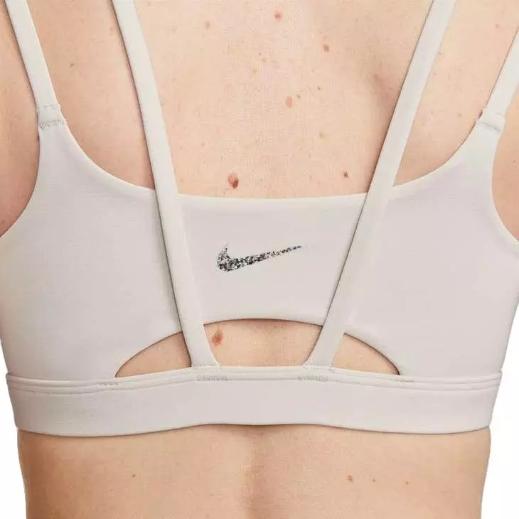 Nike Women's Dri-FIT Alate Trace Padded Strappy Sports Bra - CREAM