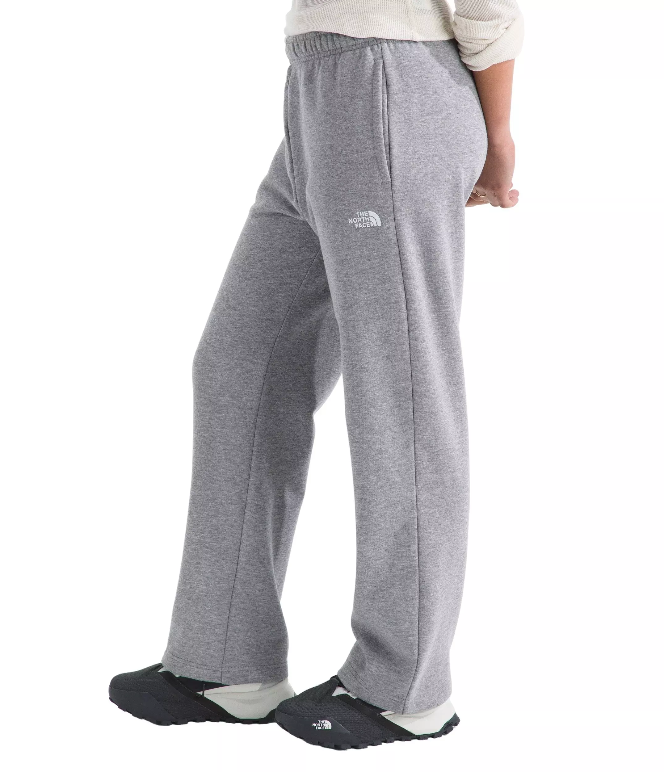 The North Face Women's Evolution Simple Dome Straight Sweatpants -Grey - GREY