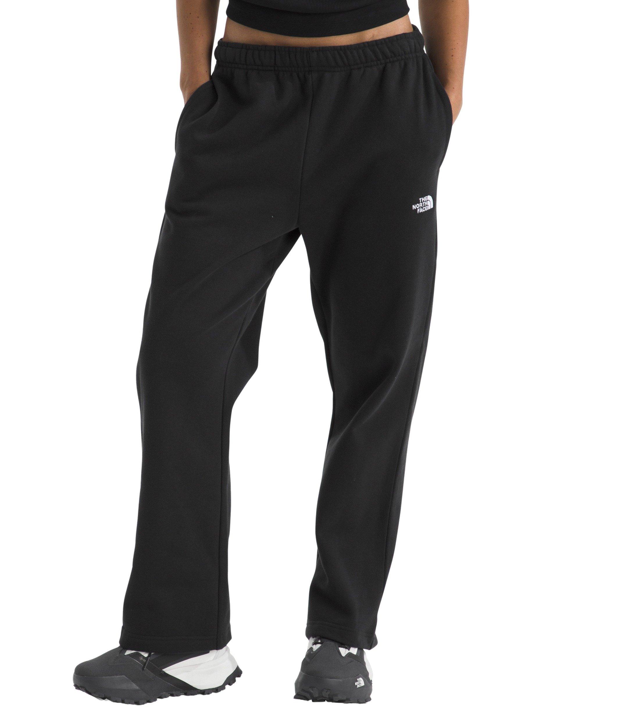 The North Face Women's Evolution Simple Dome Straight Sweatpants -Black - BLACK Thumbnail View 1
