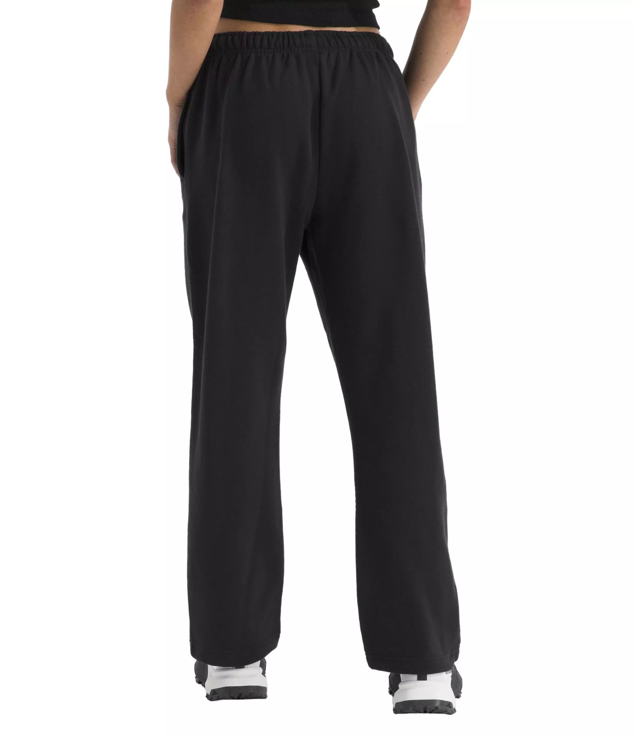 The North Face Women's Evolution Simple Dome Straight Sweatpants - Black - BLACK