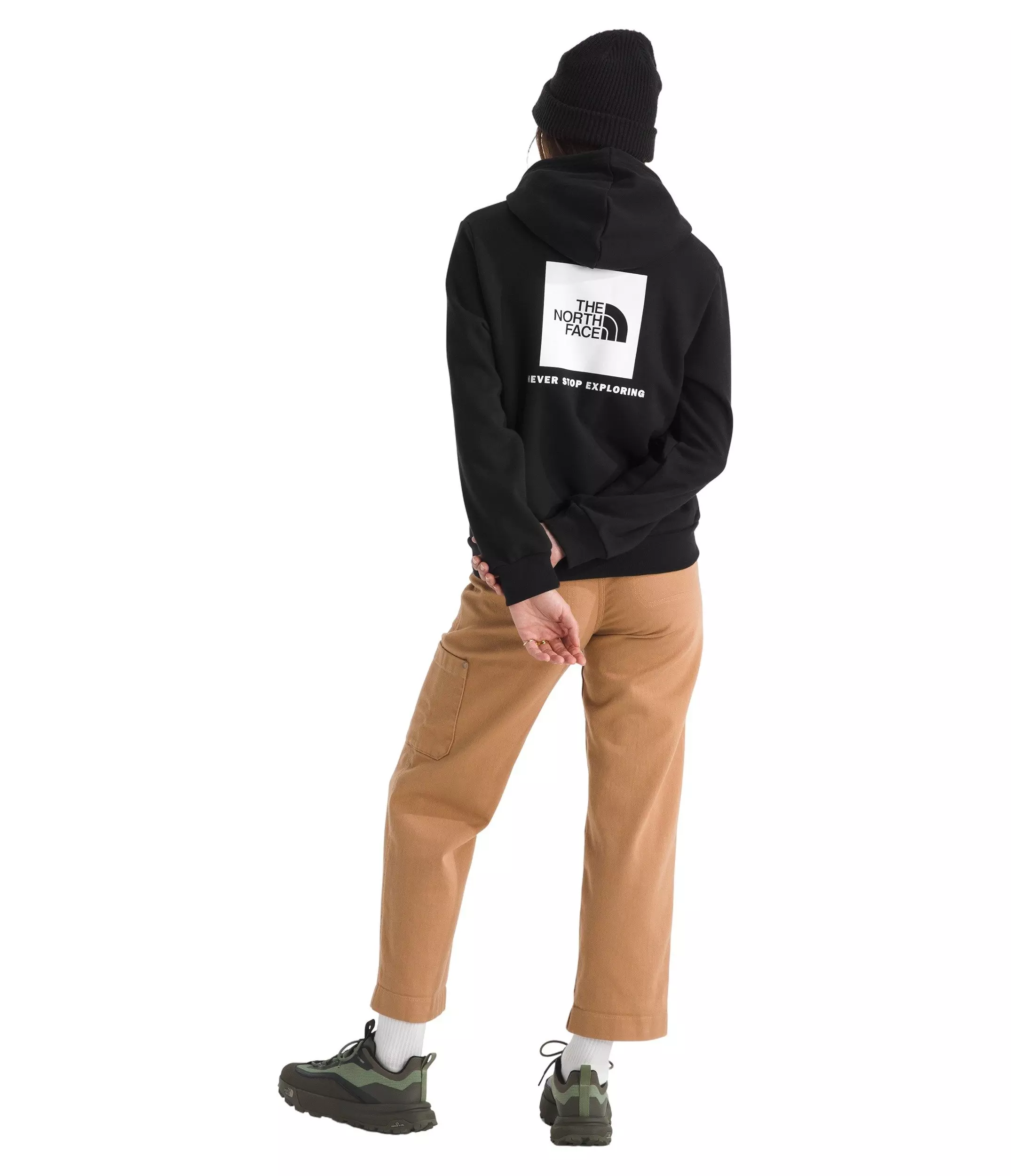 The North Face Women’s Evolution Box NSE Hoodie -Black - BLACK