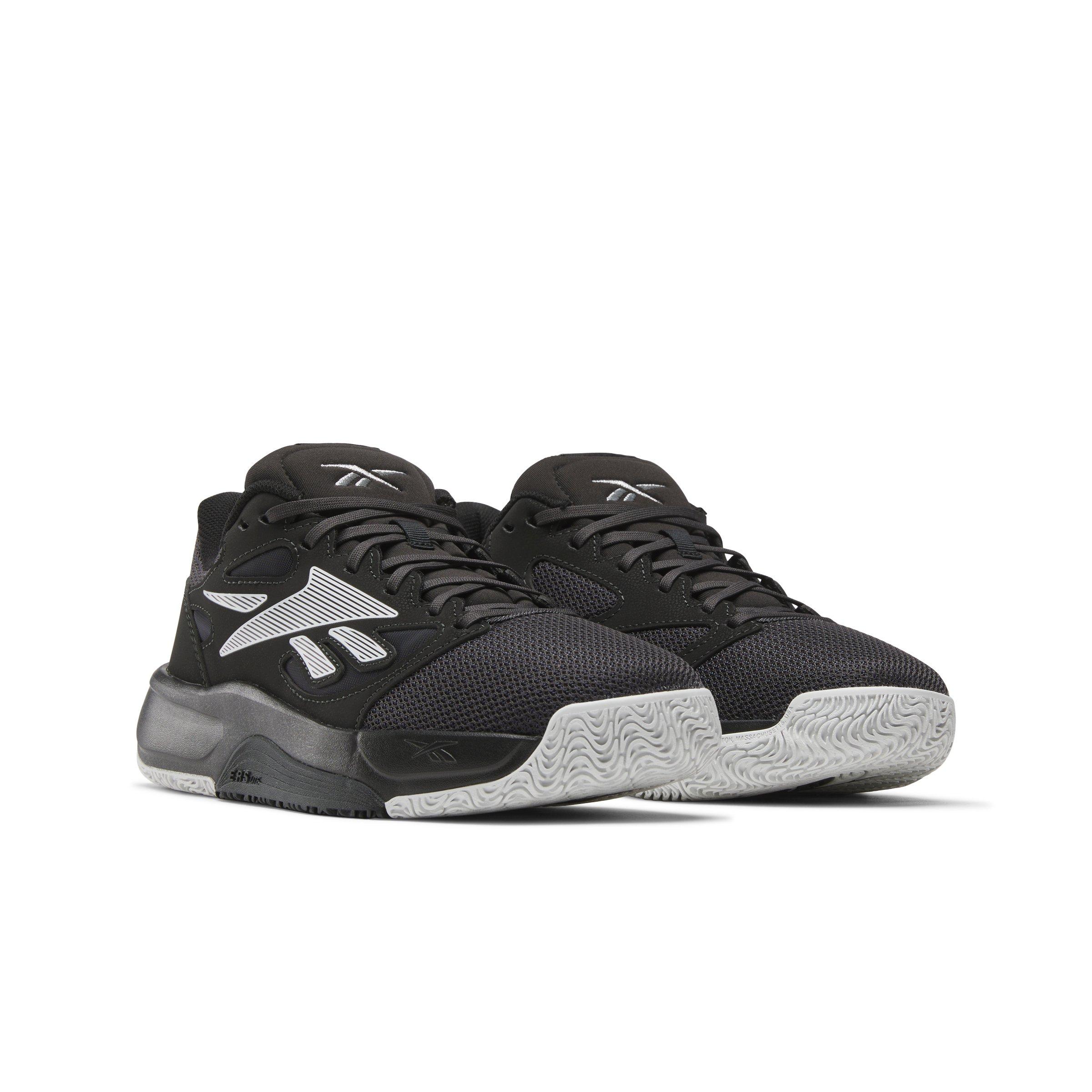 Reebok Engine LT "Black/Washed Black/Barely Grey" Men's Basketball Shoe - BLACK/BLACK/GREY Thumbnail View 2