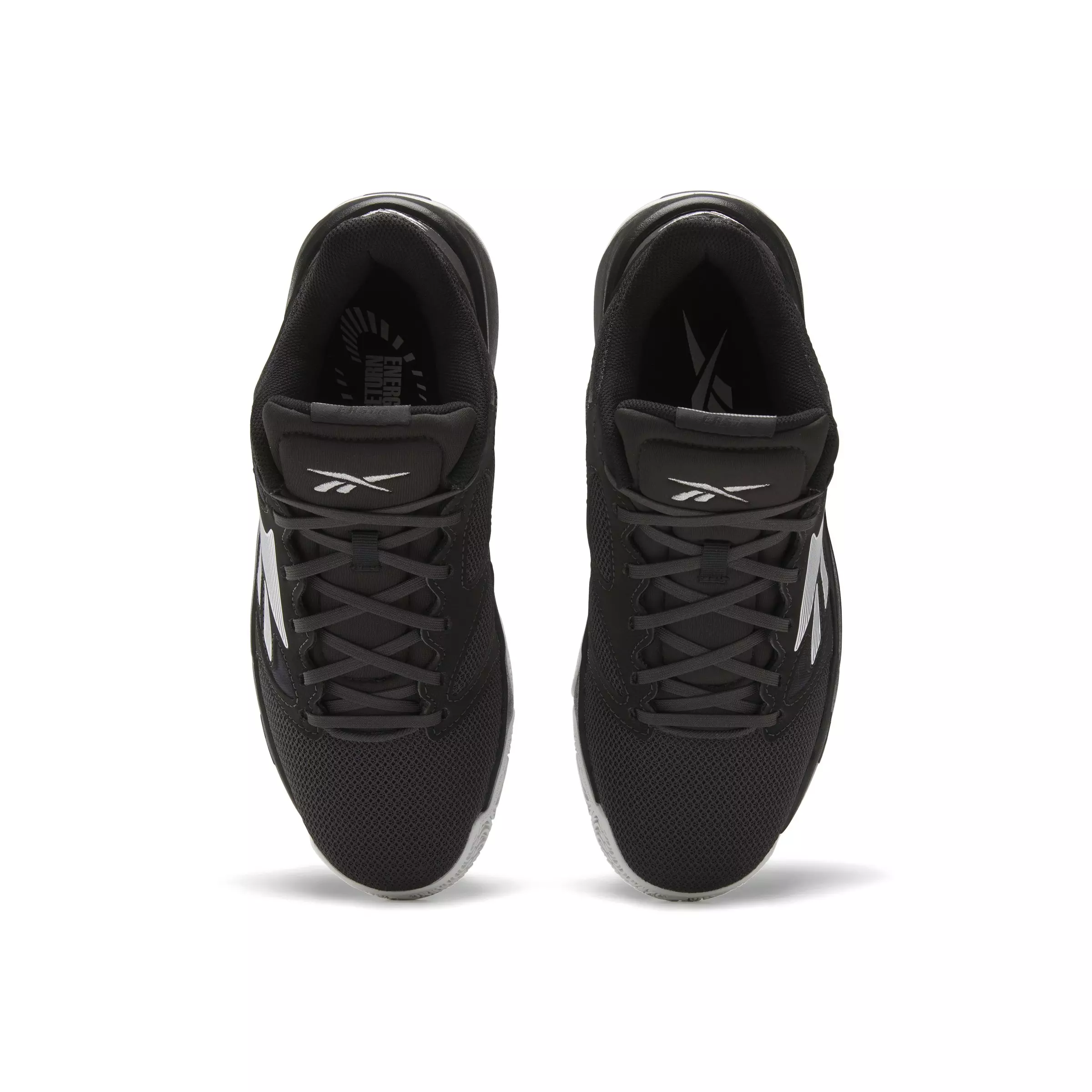 Reebok Engine LT "Black/Washed Black/Barely Grey" Men's Basketball Shoe - BLACK/BLACK/GREY