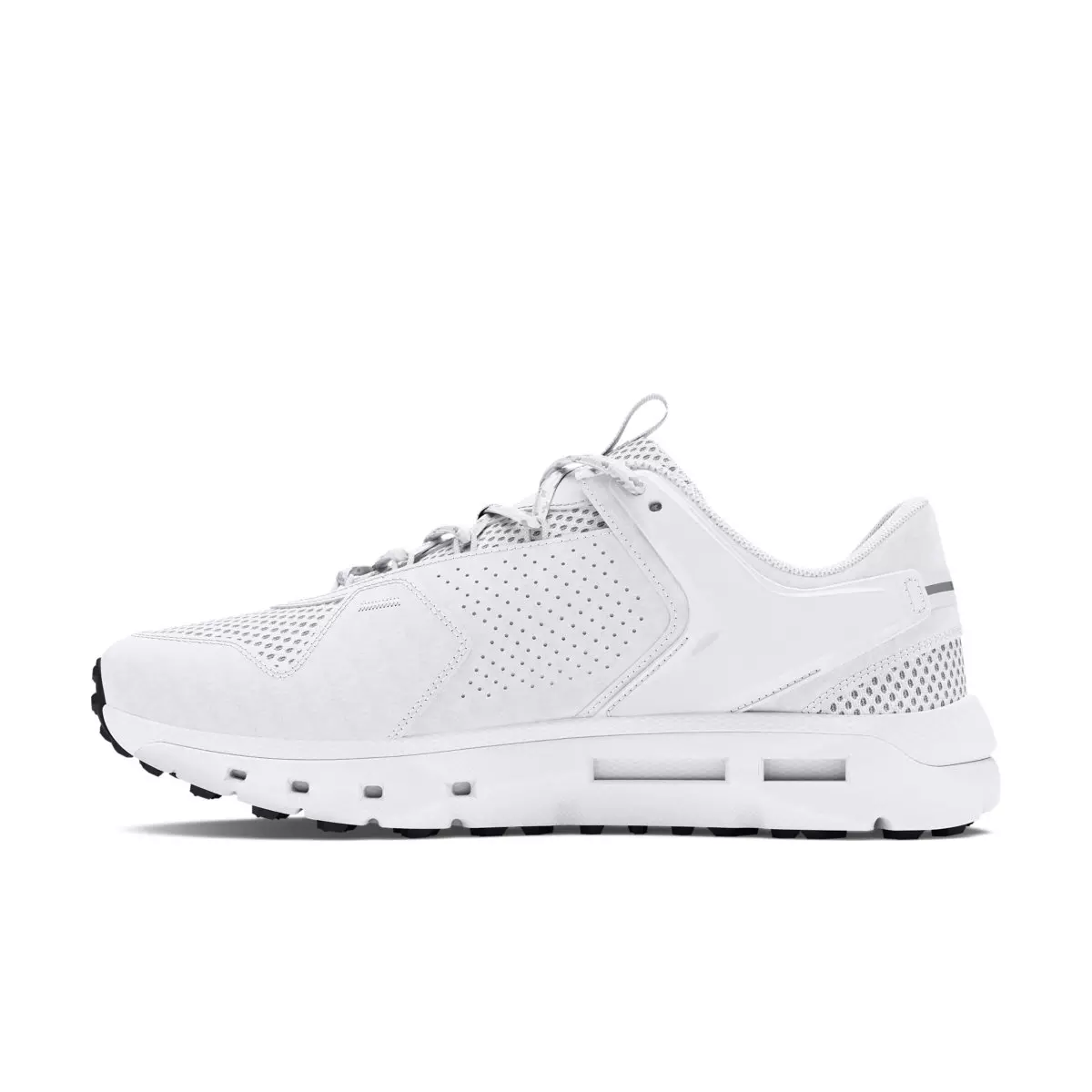 Under Armour Summit Trek "White/Metallic Silver" Men's Running Shoe - WHITE/SILVER
