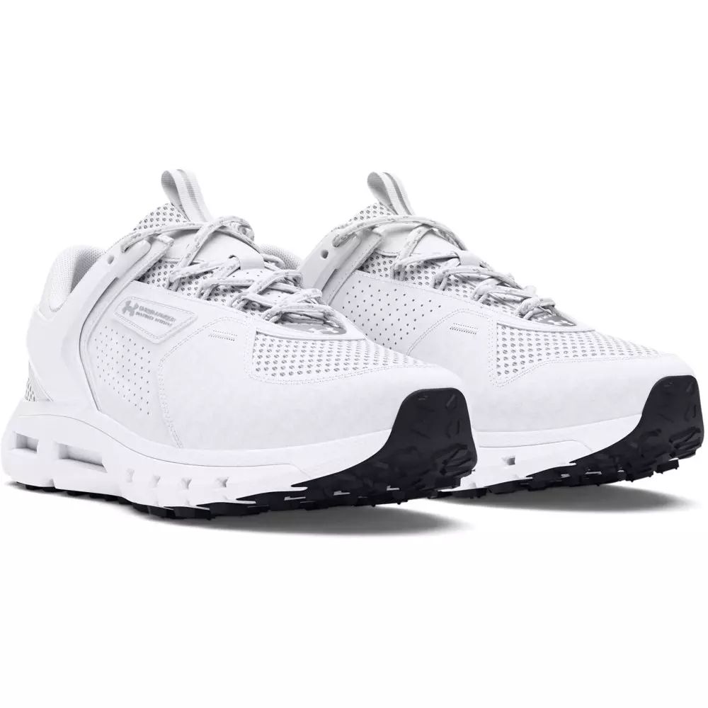 Under Armour Summit Trek "White/Metallic Silver" Men's Running Shoe - WHITE/SILVER