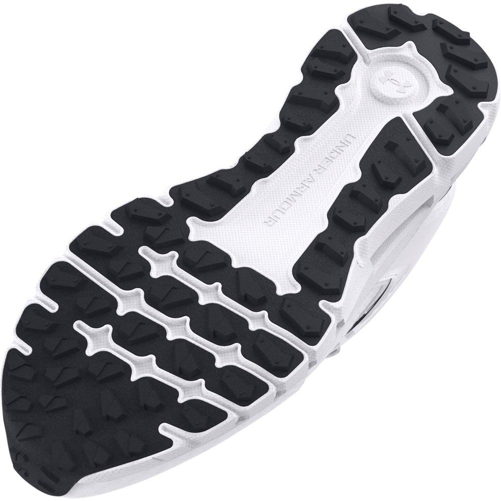 Under Armour Summit Trek "White/Metallic Silver" Men's Running Shoe - WHITE/SILVER Thumbnail View 5