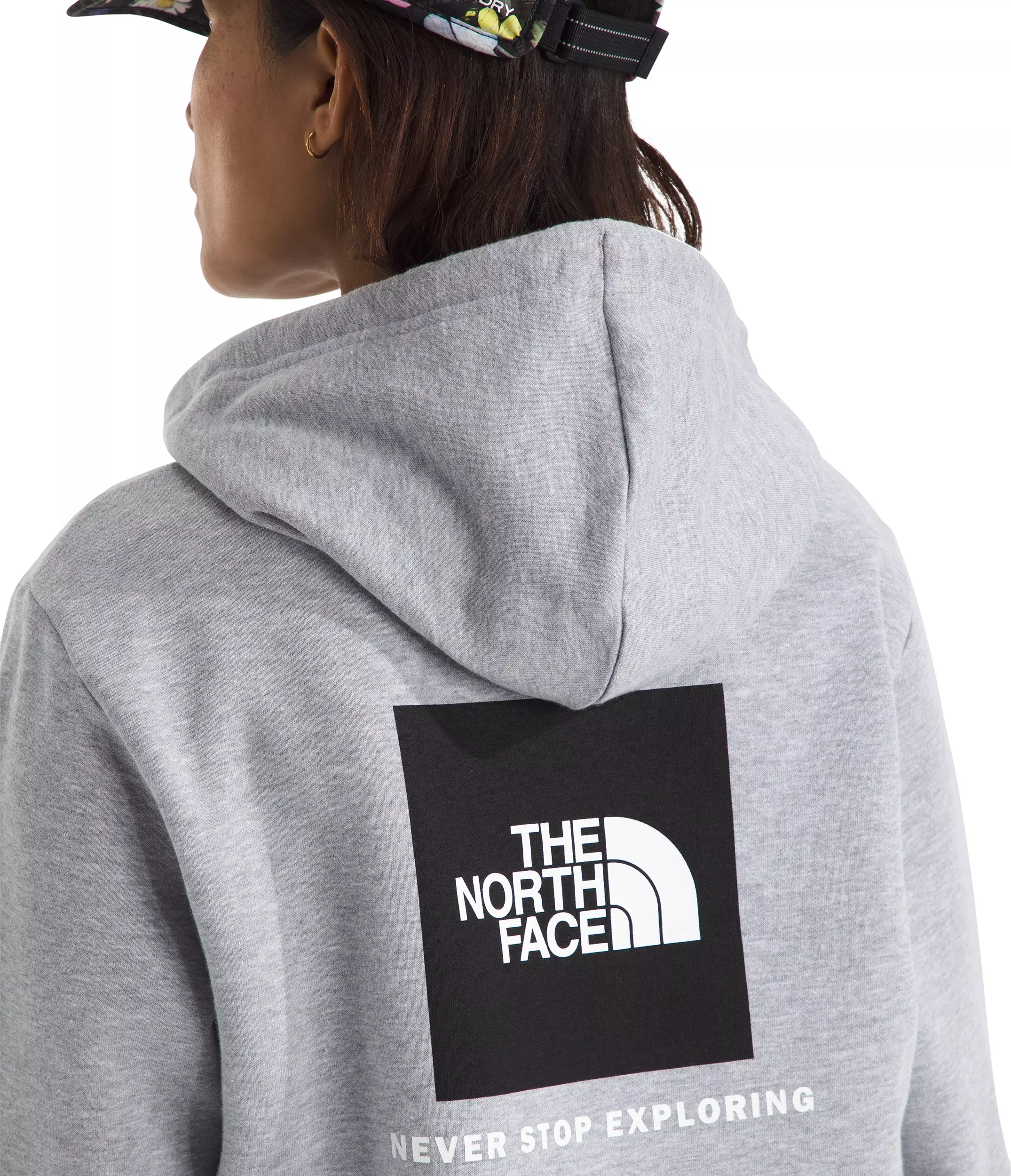 The North Face Women&rsquo;s Evolution Box NSE Hoodie - Grey - GREY