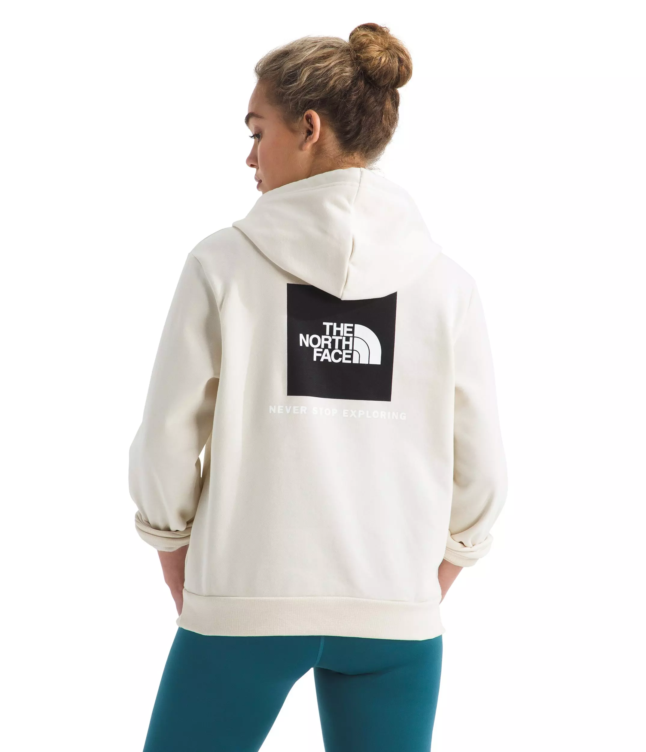 The North Face Women’s Evolution Box NSE Hoodie -White - WHITE