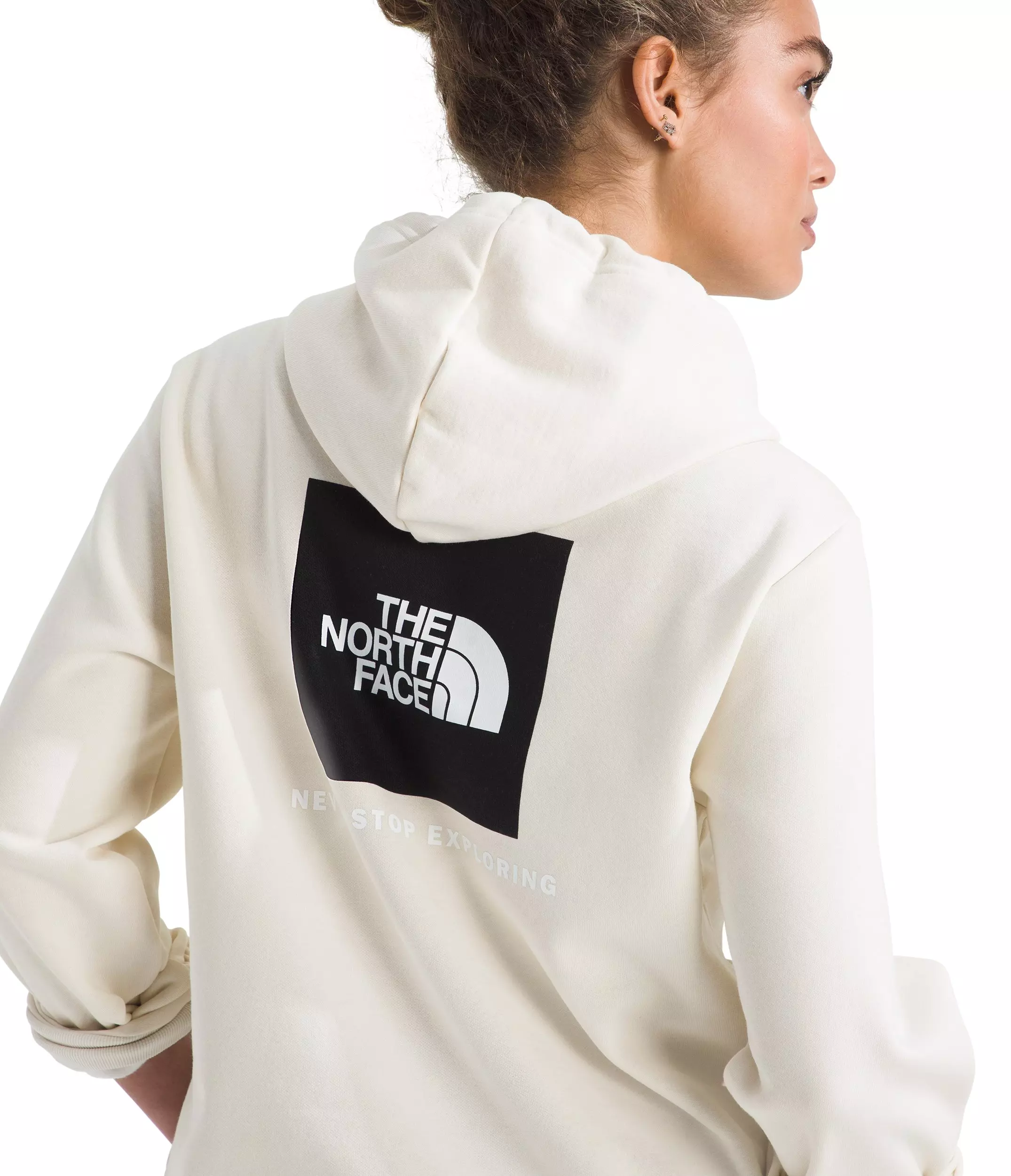 The North Face Women’s Evolution Box NSE Hoodie -White - WHITE