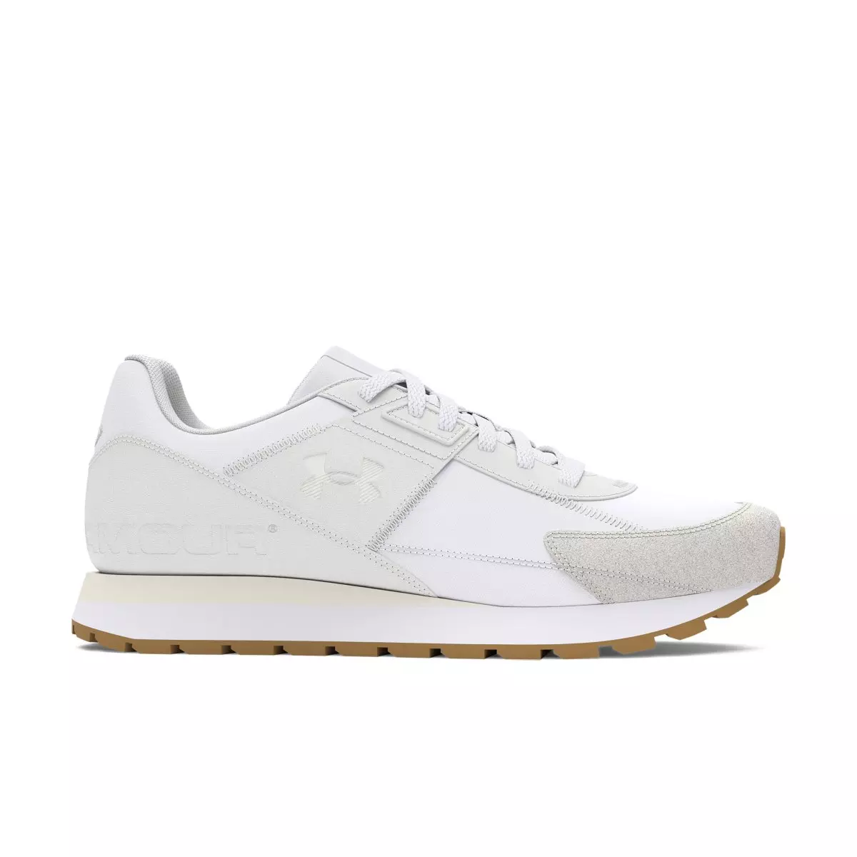 Under Armour Essential Runner "White/White Quartz" Men's Running Shoe - WHITE/WHITE