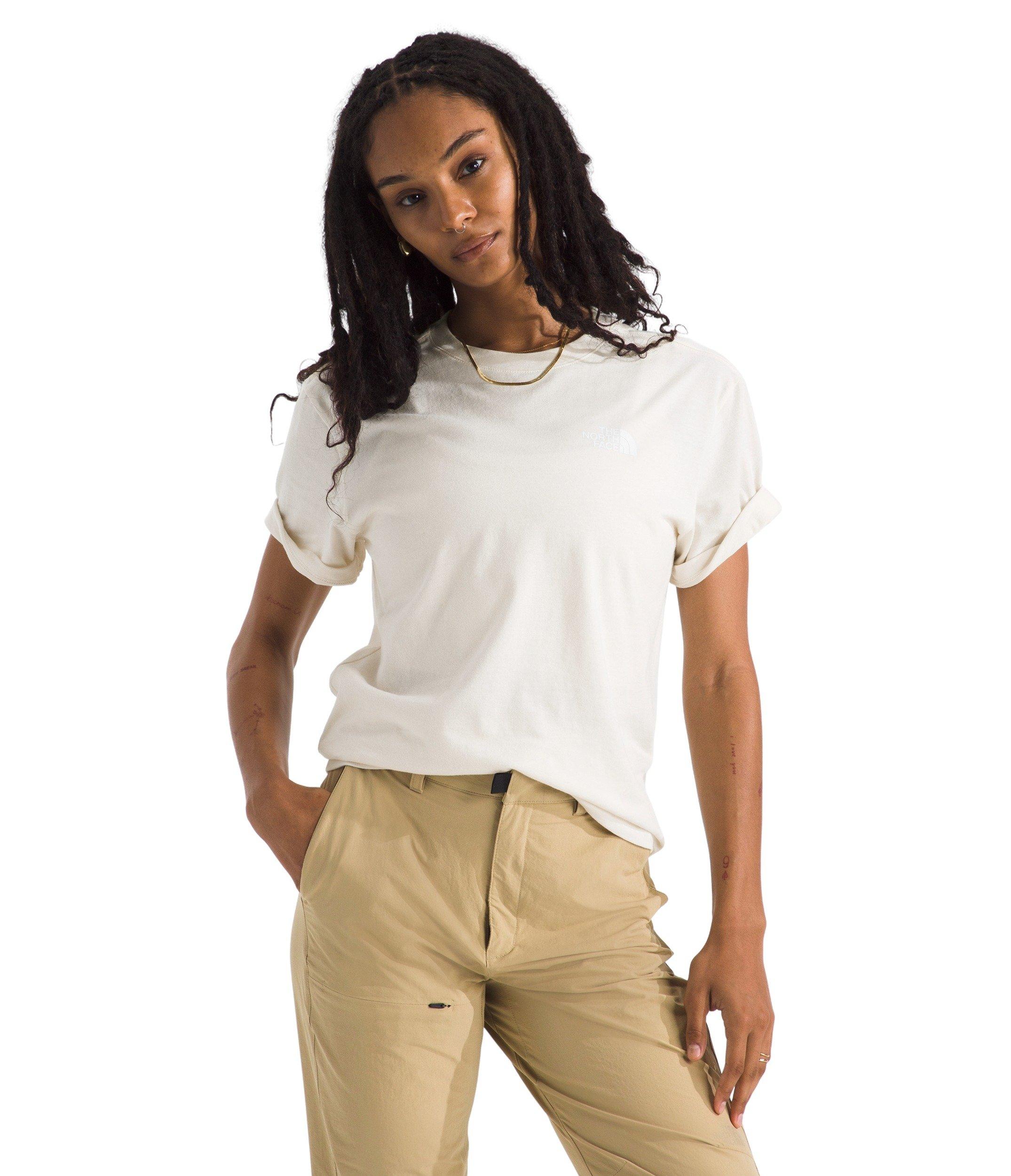 The North Face Women's Evolution Box NSE Short-Sleeve Tee -White - WHITE Thumbnail View 1