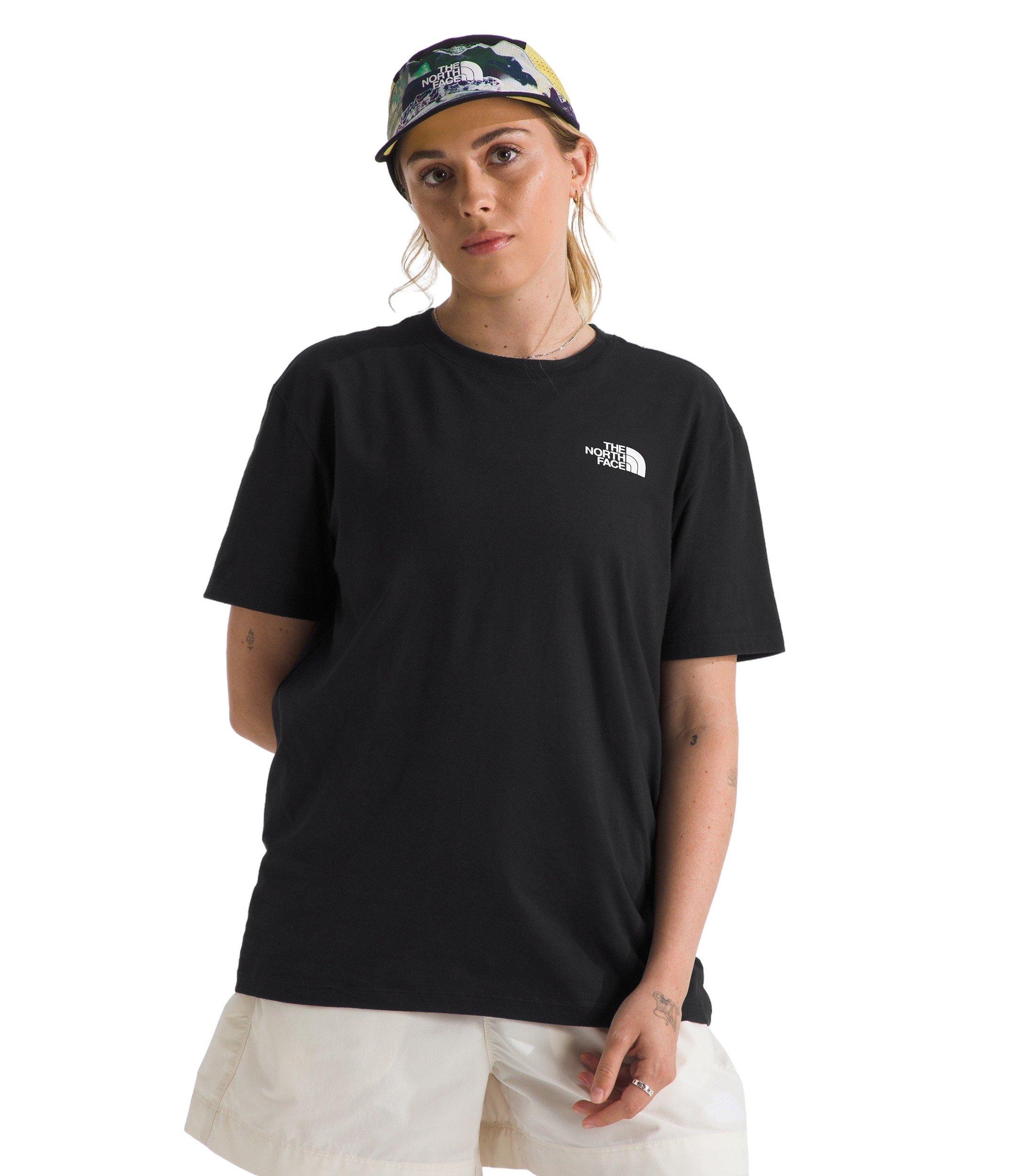 The North Face Women's Evolution Box NSE Short-Sleeve Tee -Black/White - BLACK/WHITE Thumbnail View 1
