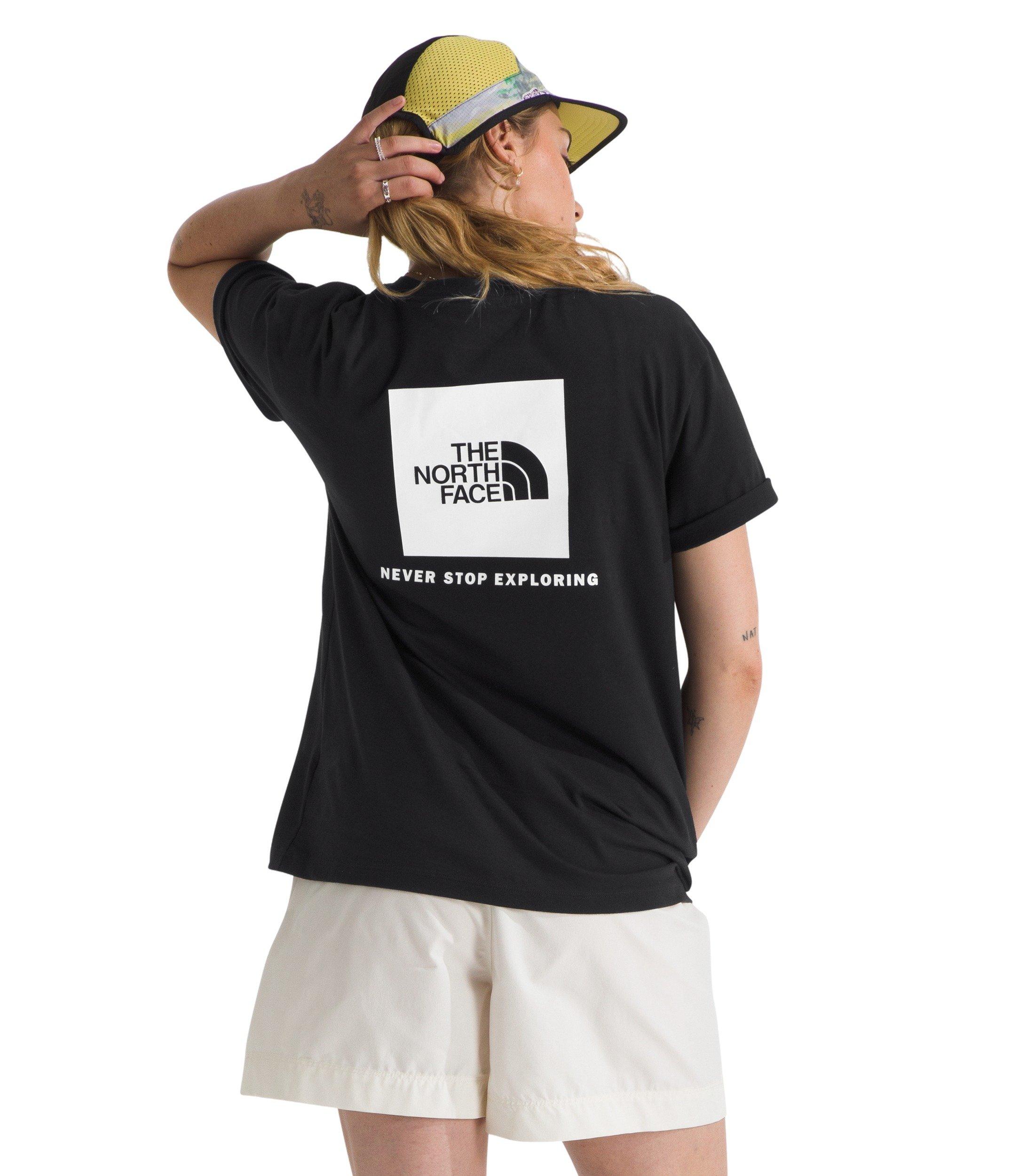 The North Face Women's Evolution Box NSE Short-Sleeve Tee -Black/White - BLACK/WHITE Thumbnail View 2