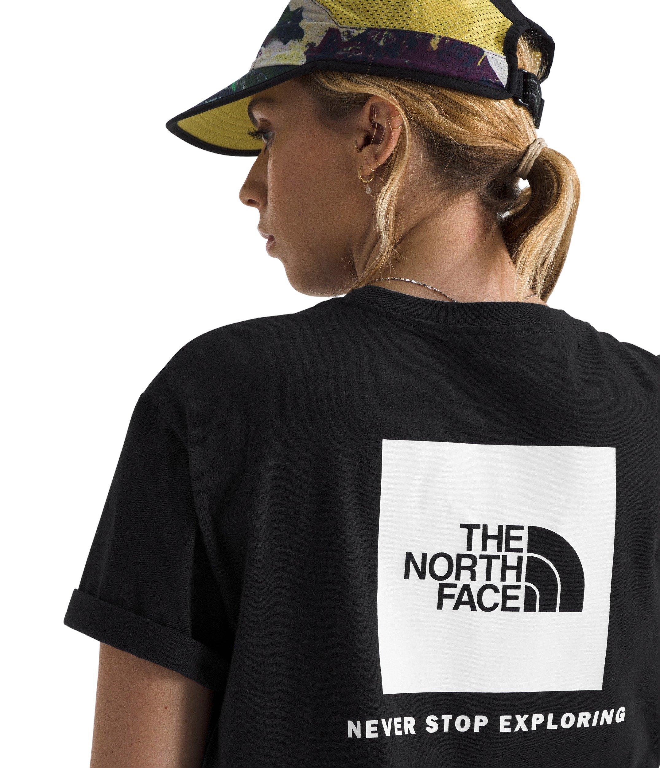The North Face Women's Evolution Box NSE Short-Sleeve Tee - Black/White - BLACK/WHITE Thumbnail View 3