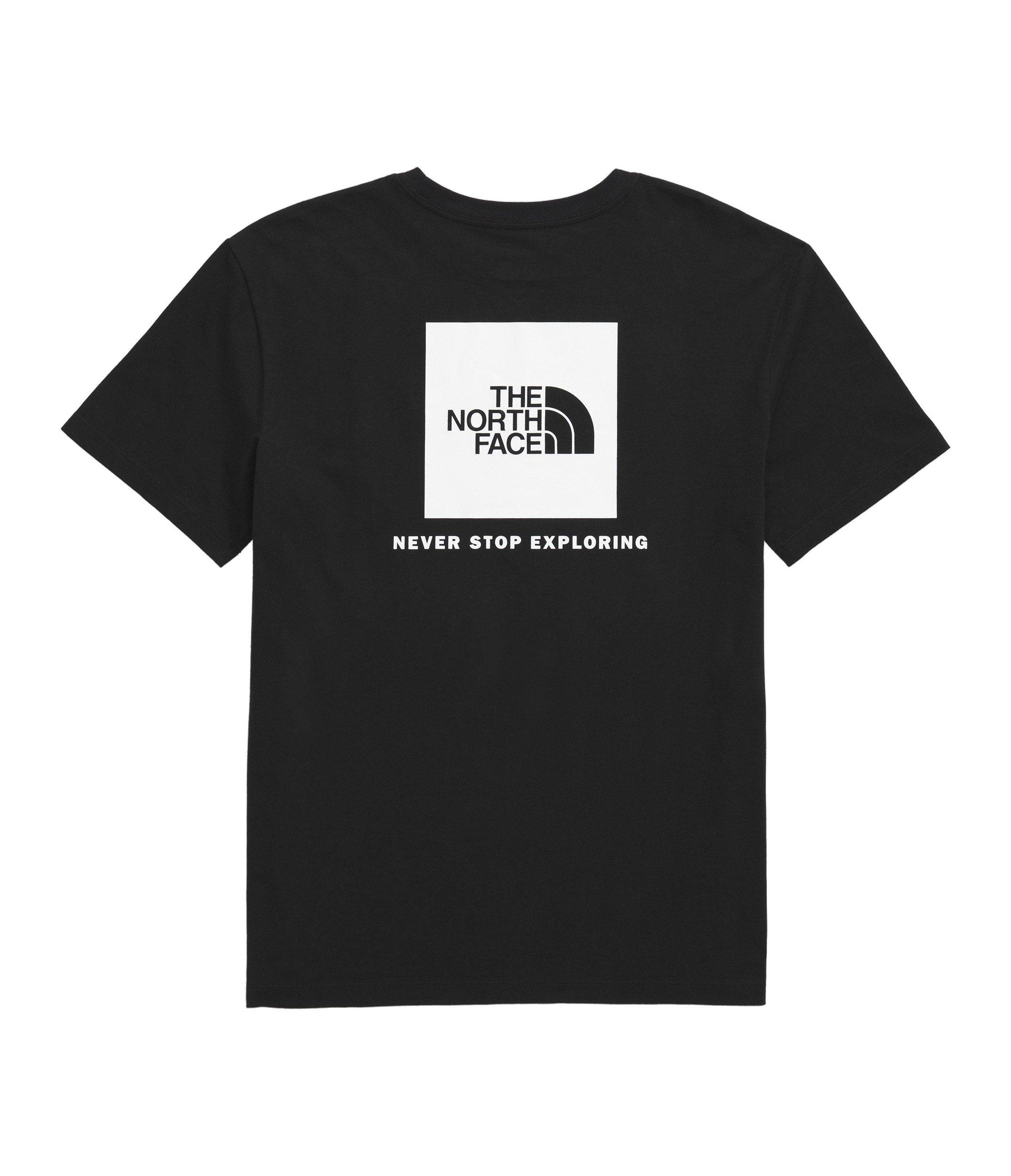 The North Face Women's Evolution Box NSE Short-Sleeve Tee - Black/White - BLACK/WHITE Thumbnail View 4