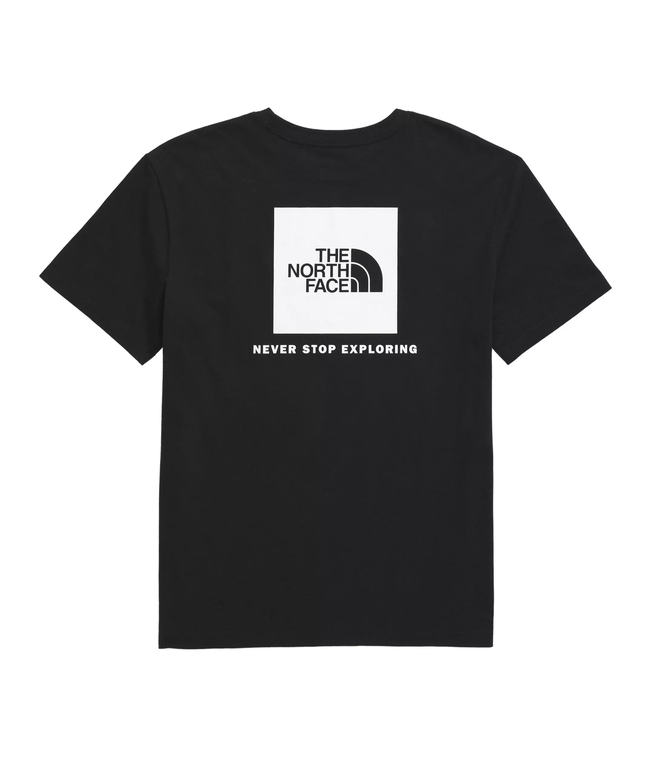 The North Face Women's Evolution Box NSE Short-Sleeve Tee - Black/White - BLACK/WHITE