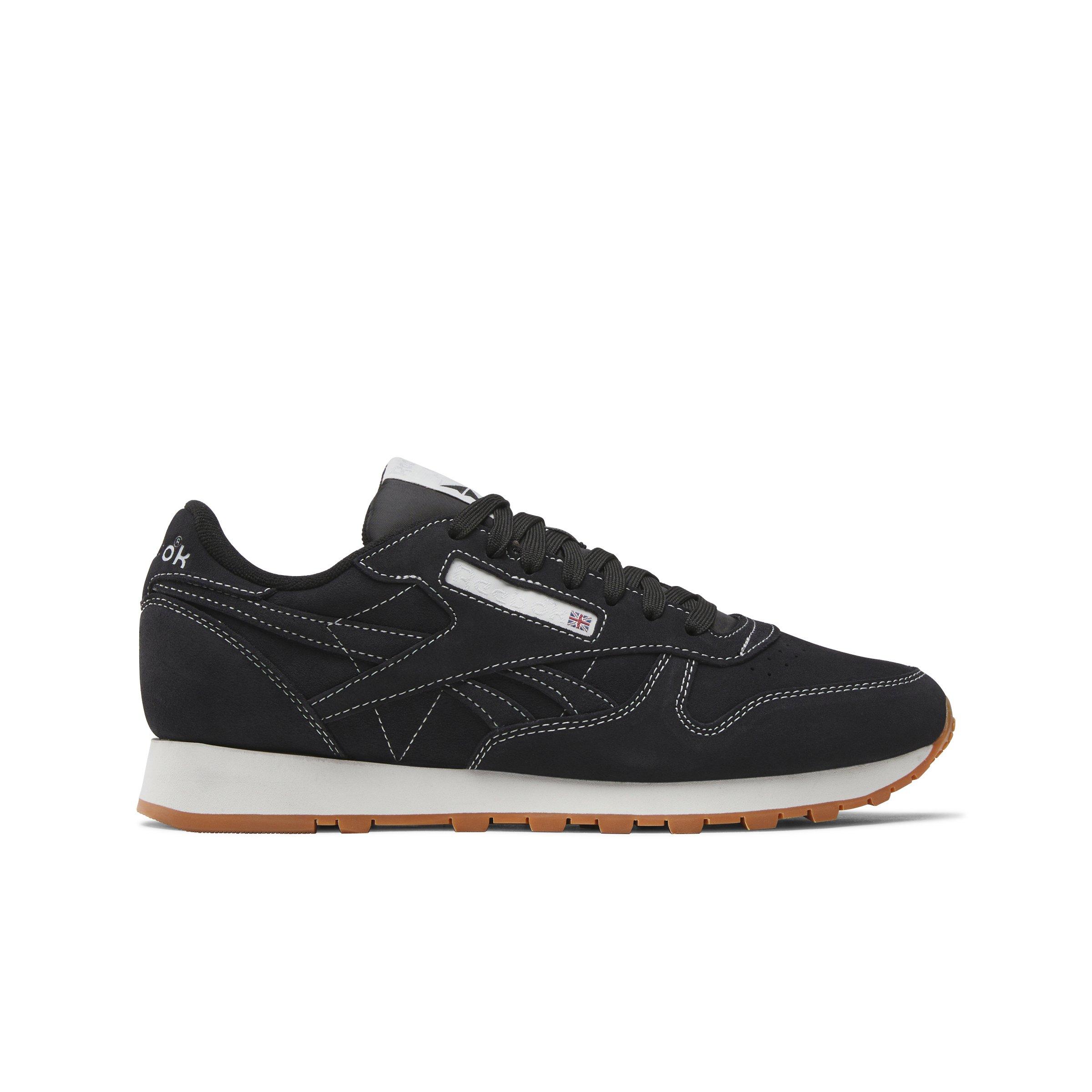 Reebok Classic Leather "Black/Black/White/Gum" Men's Shoe - BLACK/BLACK/WHITE/GUM Thumbnail View 1