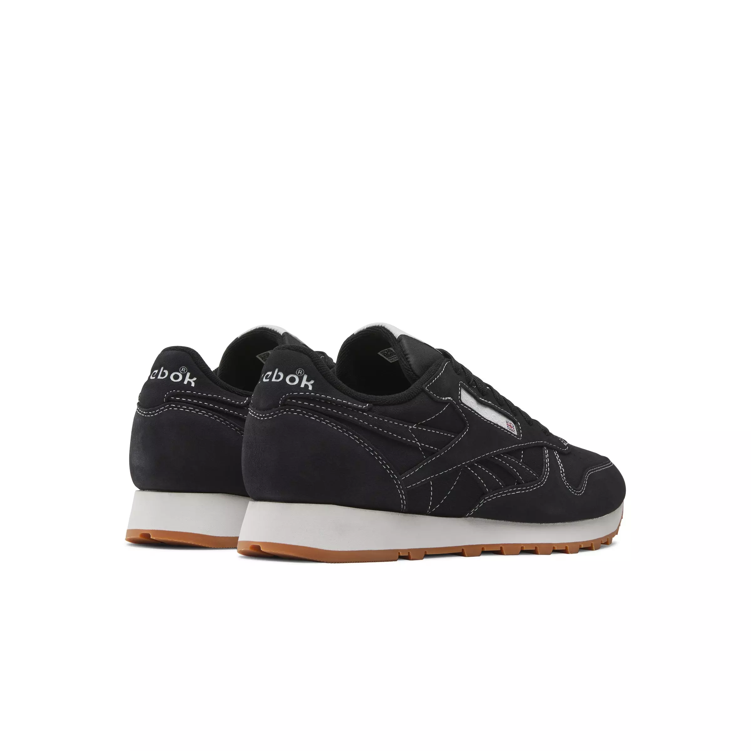 Reebok Classic Leather "Black/Black/White/Gum" Men's Shoe - BLACK/BLACK/WHITE/GUM