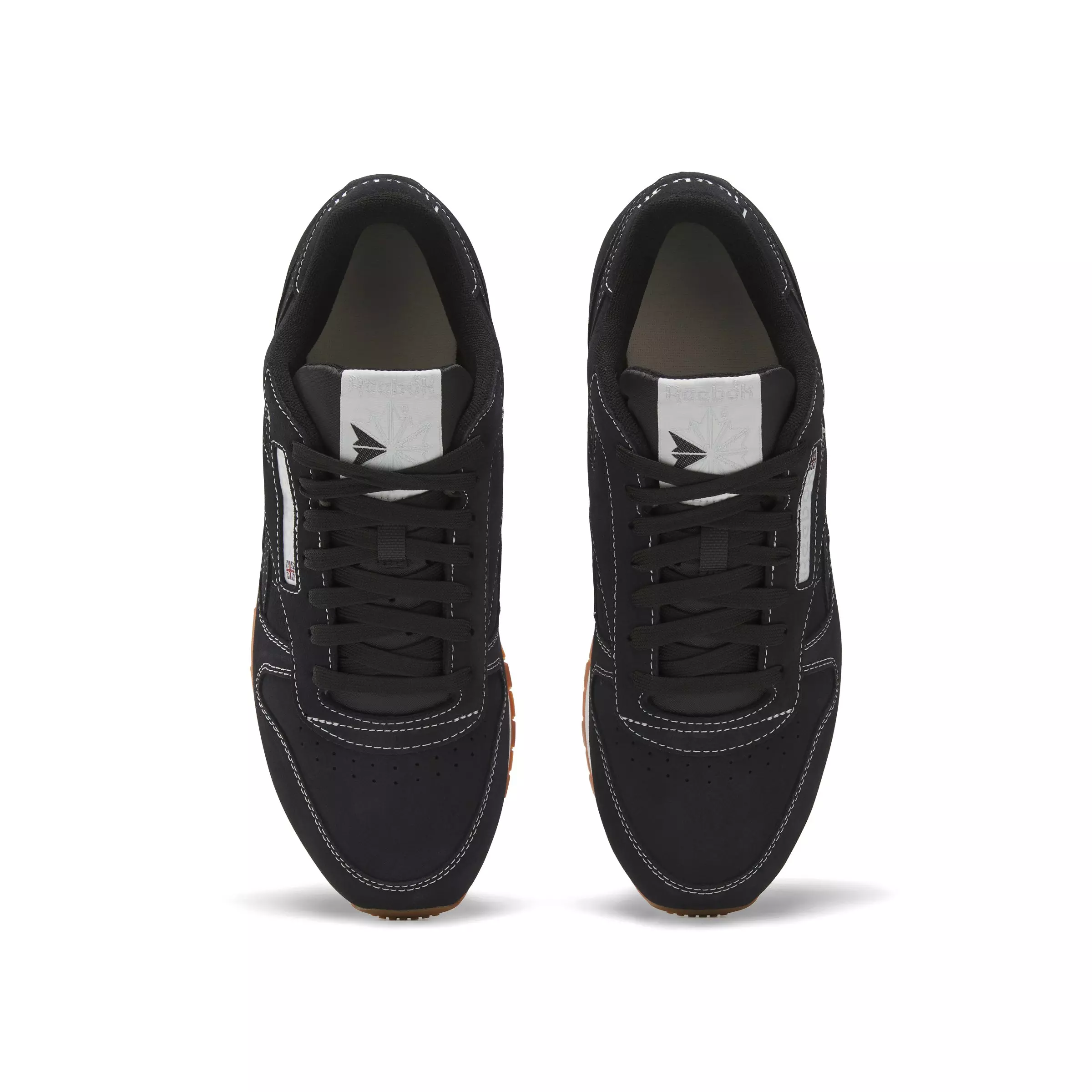 Reebok Classic Leather "Black/Black/White/Gum" Men's Shoe - BLACK/BLACK/WHITE/GUM