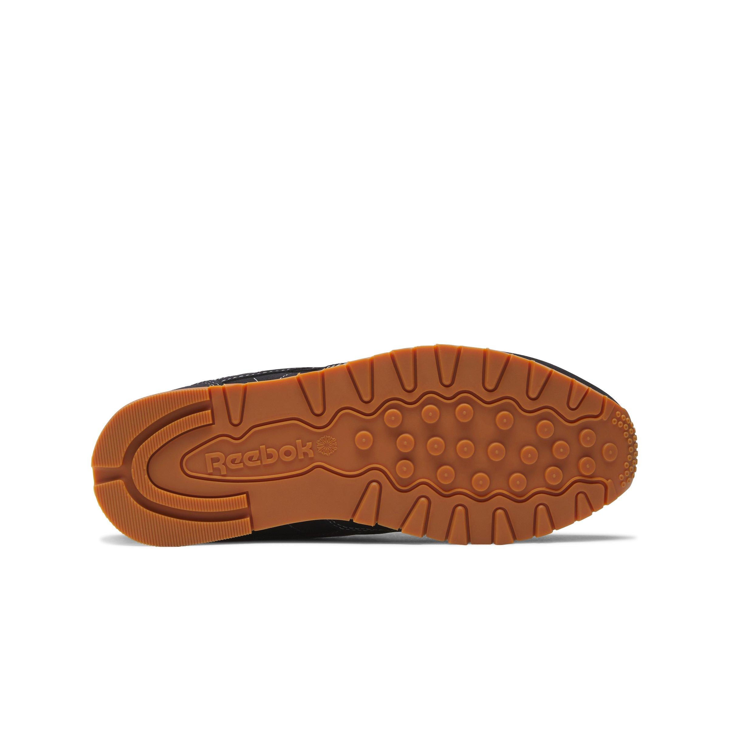 Reebok Classic Leather "Black/Black/White/Gum" Men's Shoe - BLACK/BLACK/WHITE/GUM Thumbnail View 5