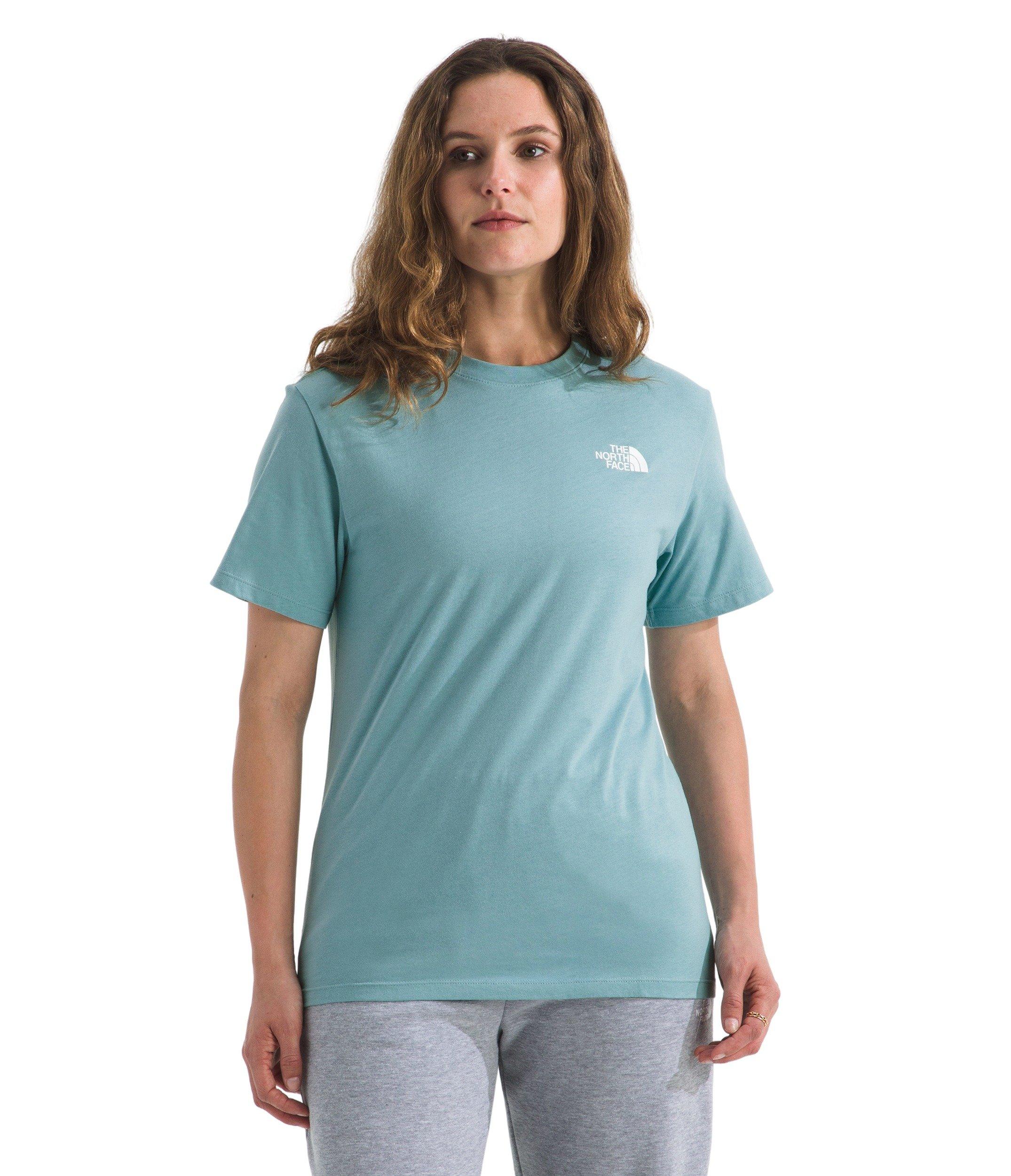 The North Face Women's Evolution Box NSE Short-Sleeve Tee -Blue - BLUE Thumbnail View 1