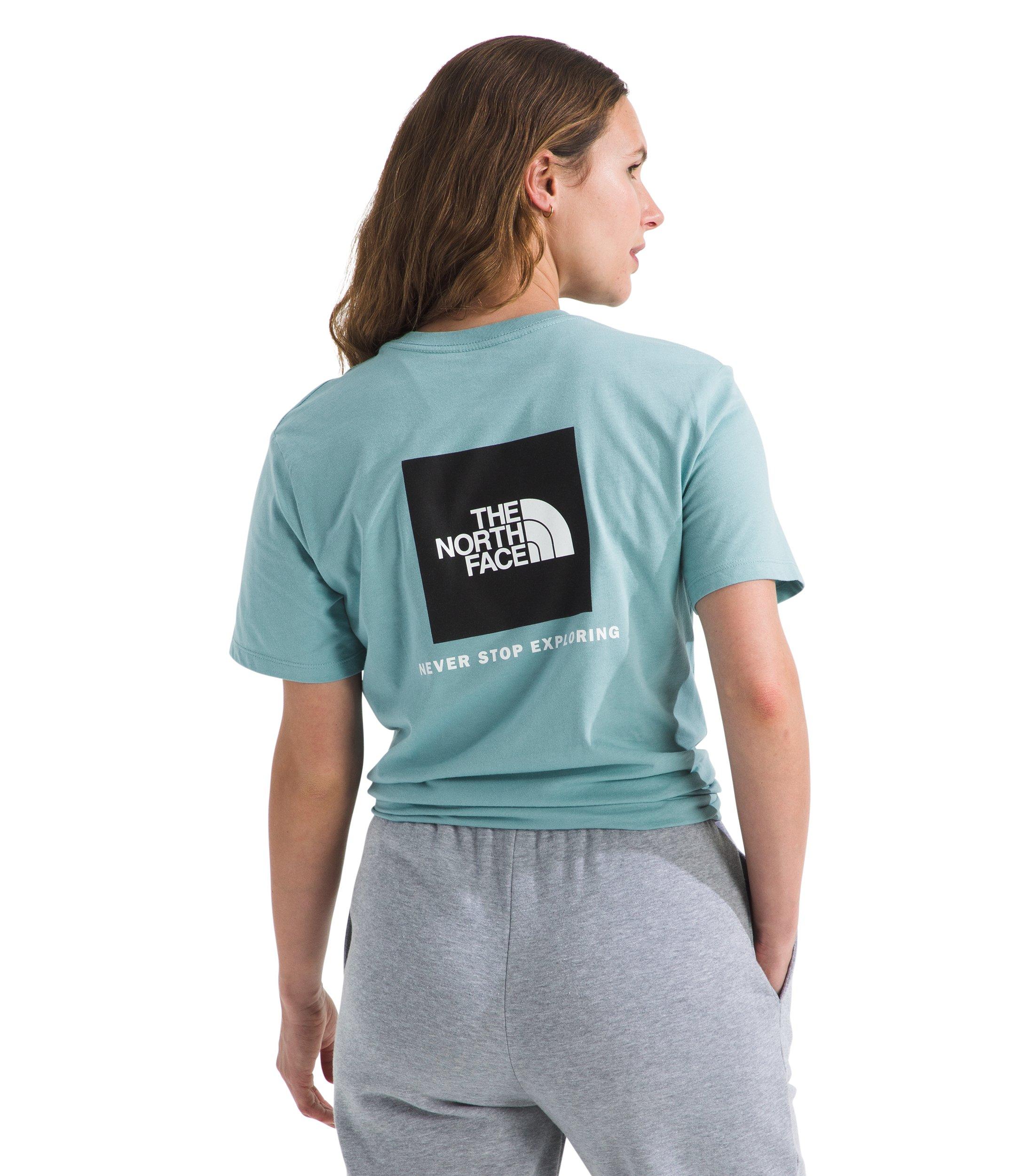 The North Face Women's Evolution Box NSE Short-Sleeve Tee -Blue - BLUE Thumbnail View 2